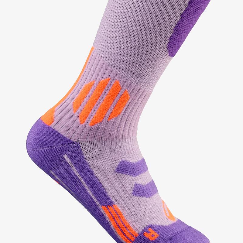 Çocuk Termal Kayak Çorabı - Lila - SOCKS 900 JR