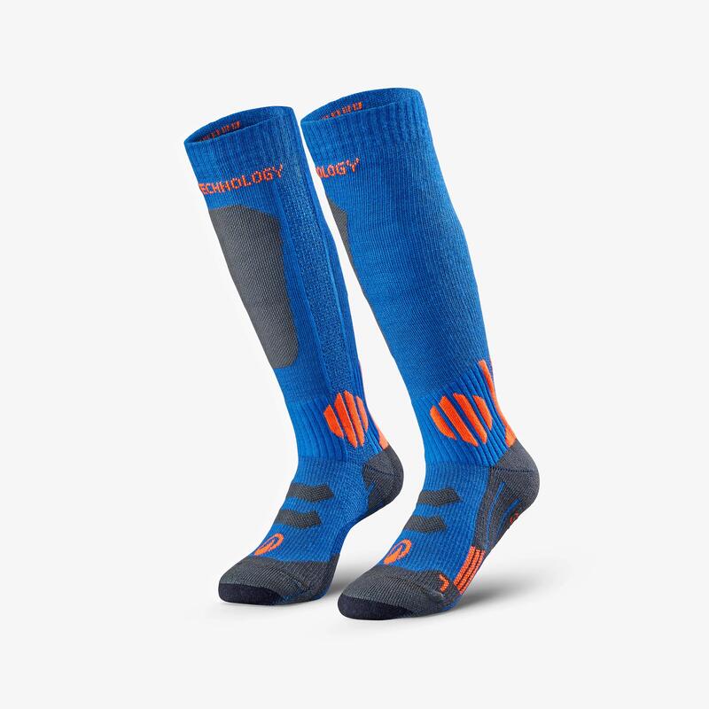 Çocuk Termal Kayak Çorabı - Mavi - SOCKS 900 JR