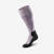 Chaussettes thermiques ski et snowboard chaudes adulte, 500, lilas