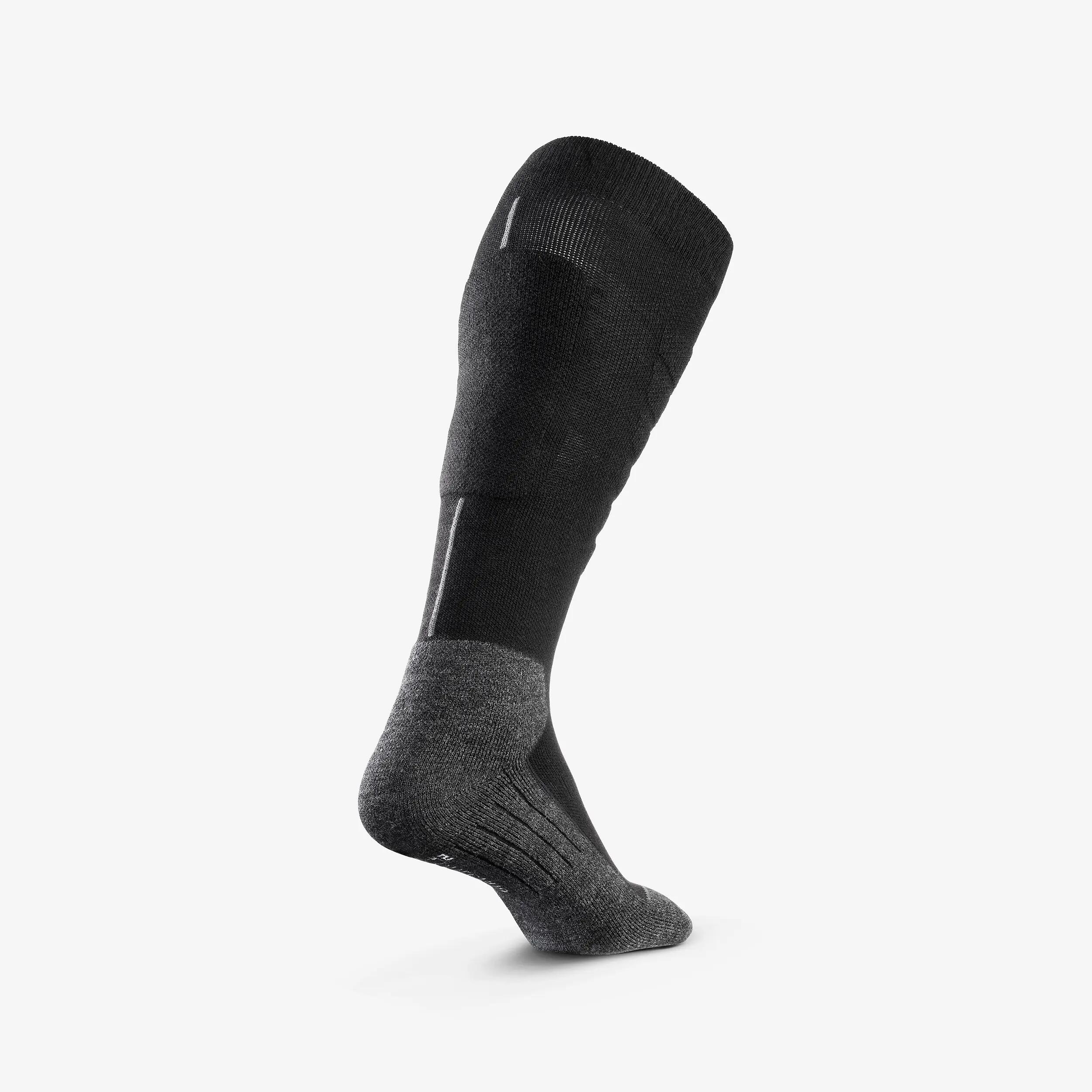 Kids’ Warm Ski and Snowboard Thermal Socks, 500 5/7