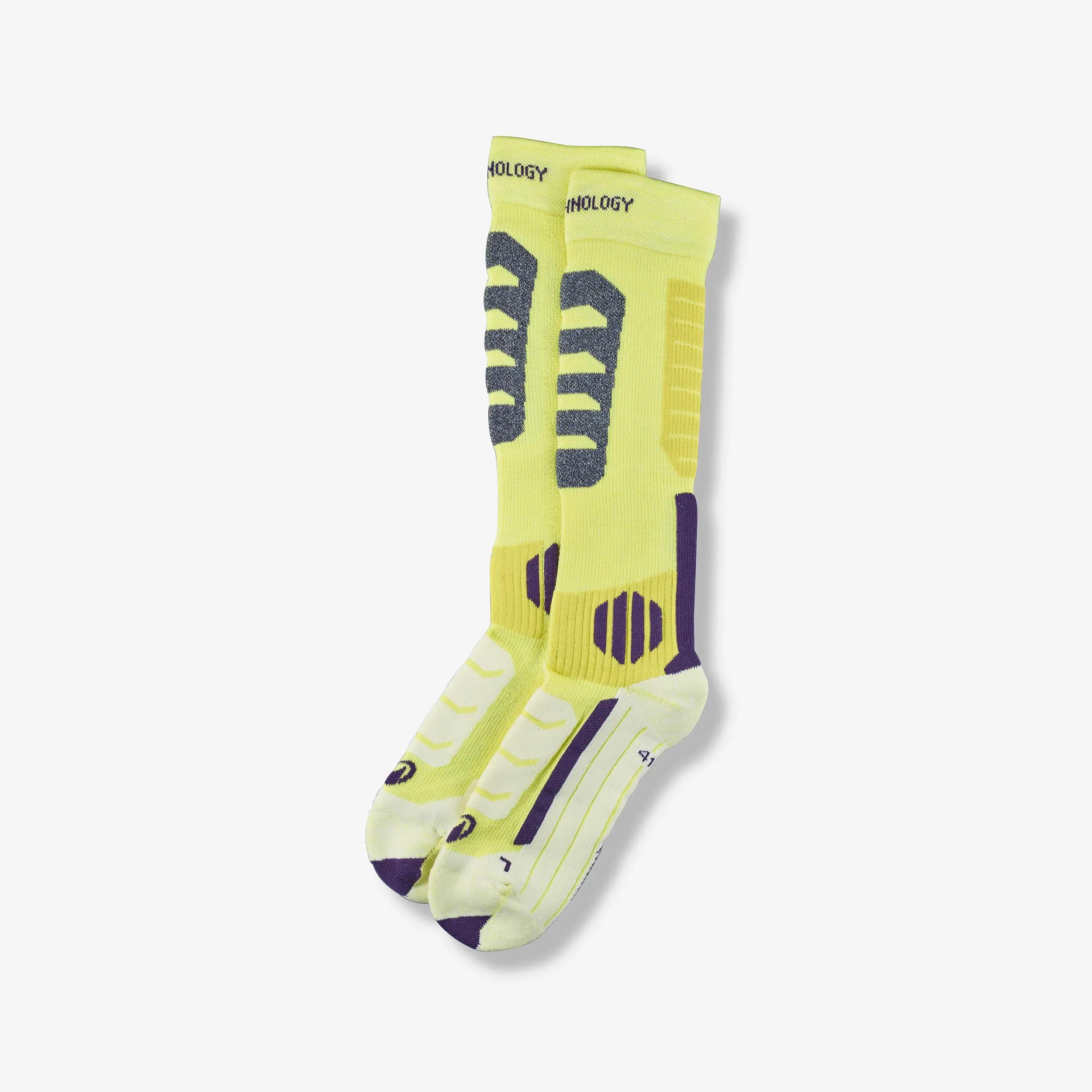 Calze lana sci 900 XSOCKS gialle 4/7
