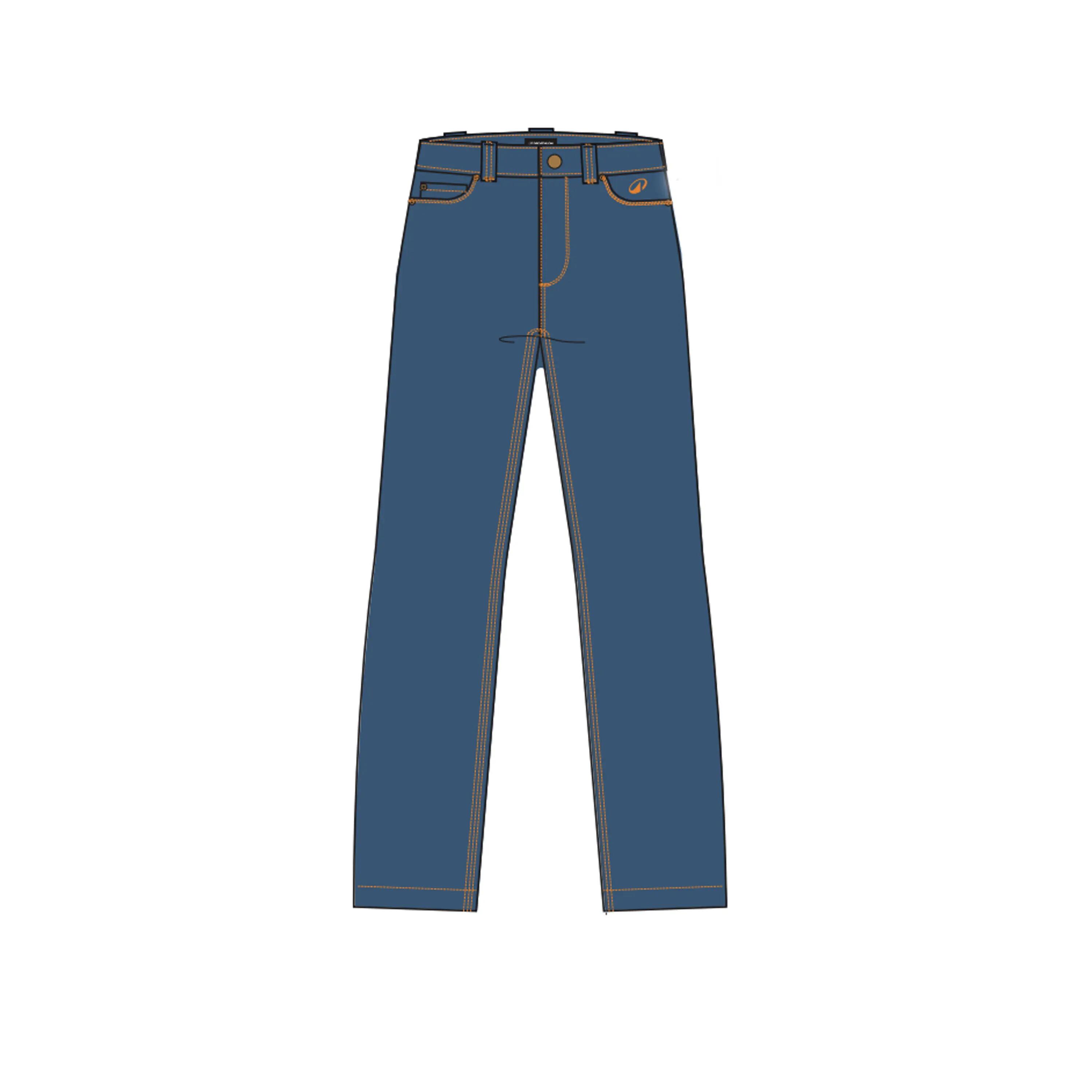 Vaqueros de Skateboard DN900 Índigo de Algodón Grueso. Relaxed Fit 15/32