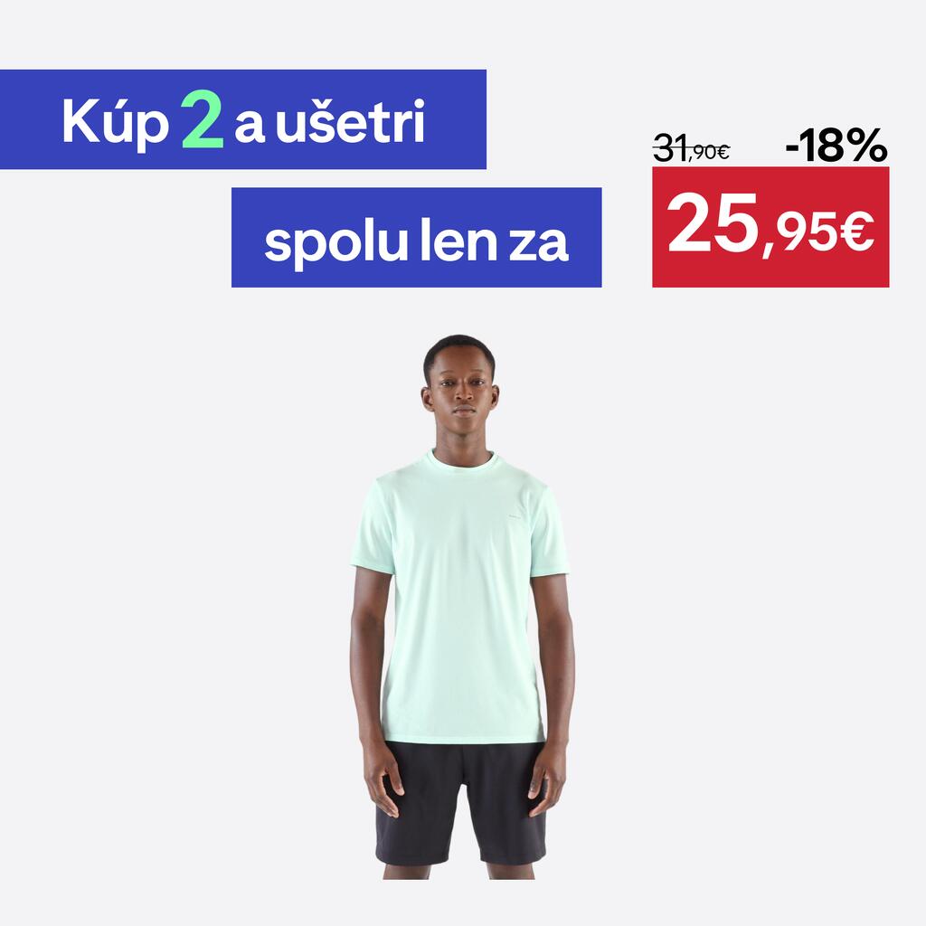 Pánske bežecké tričko Run 500 Dry priedušné