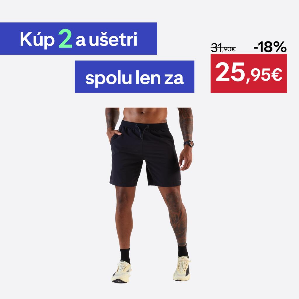 Pánske bežecké šortky Run Dry+ čierne