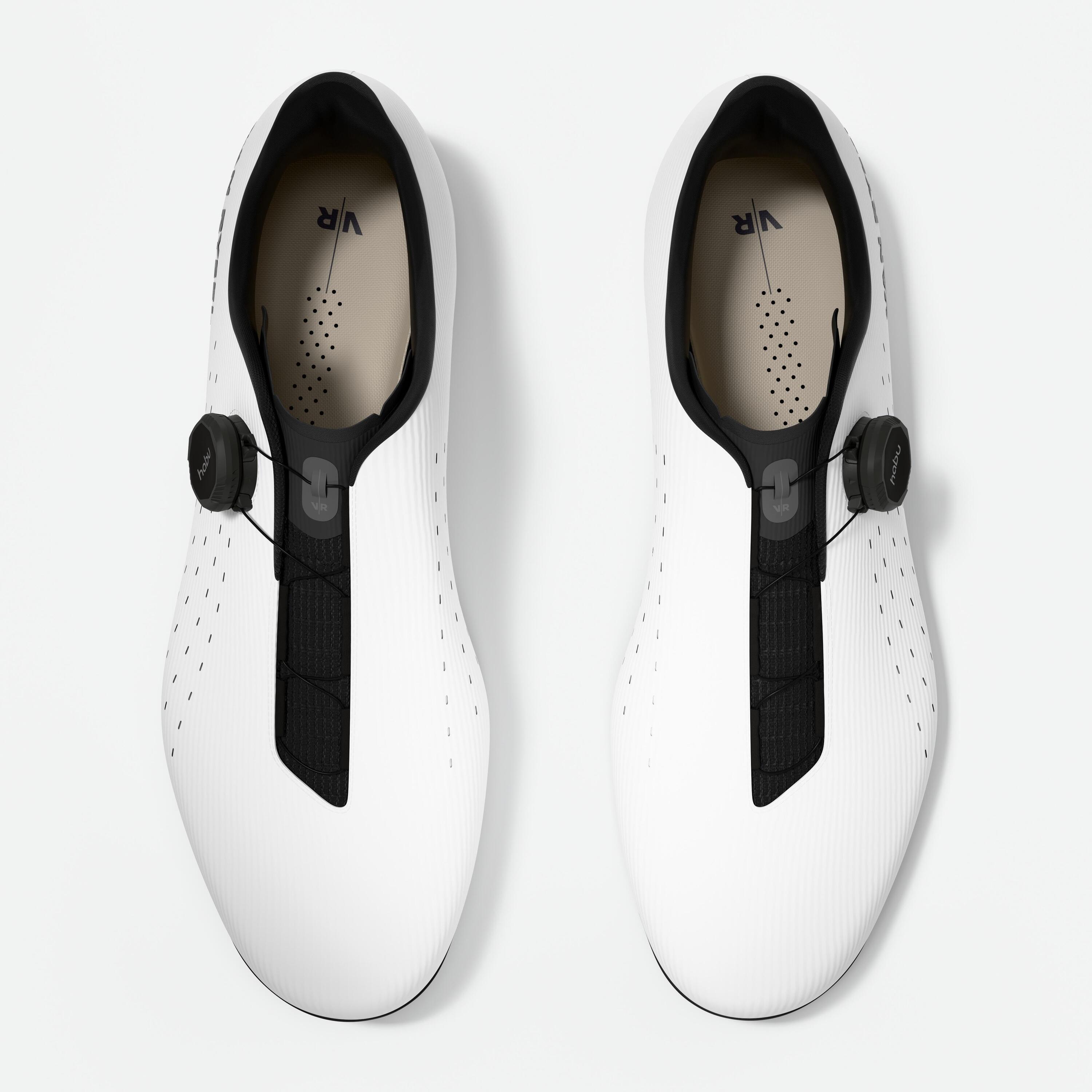 Chaussures vélo route van rysel EDR blanches 9/9