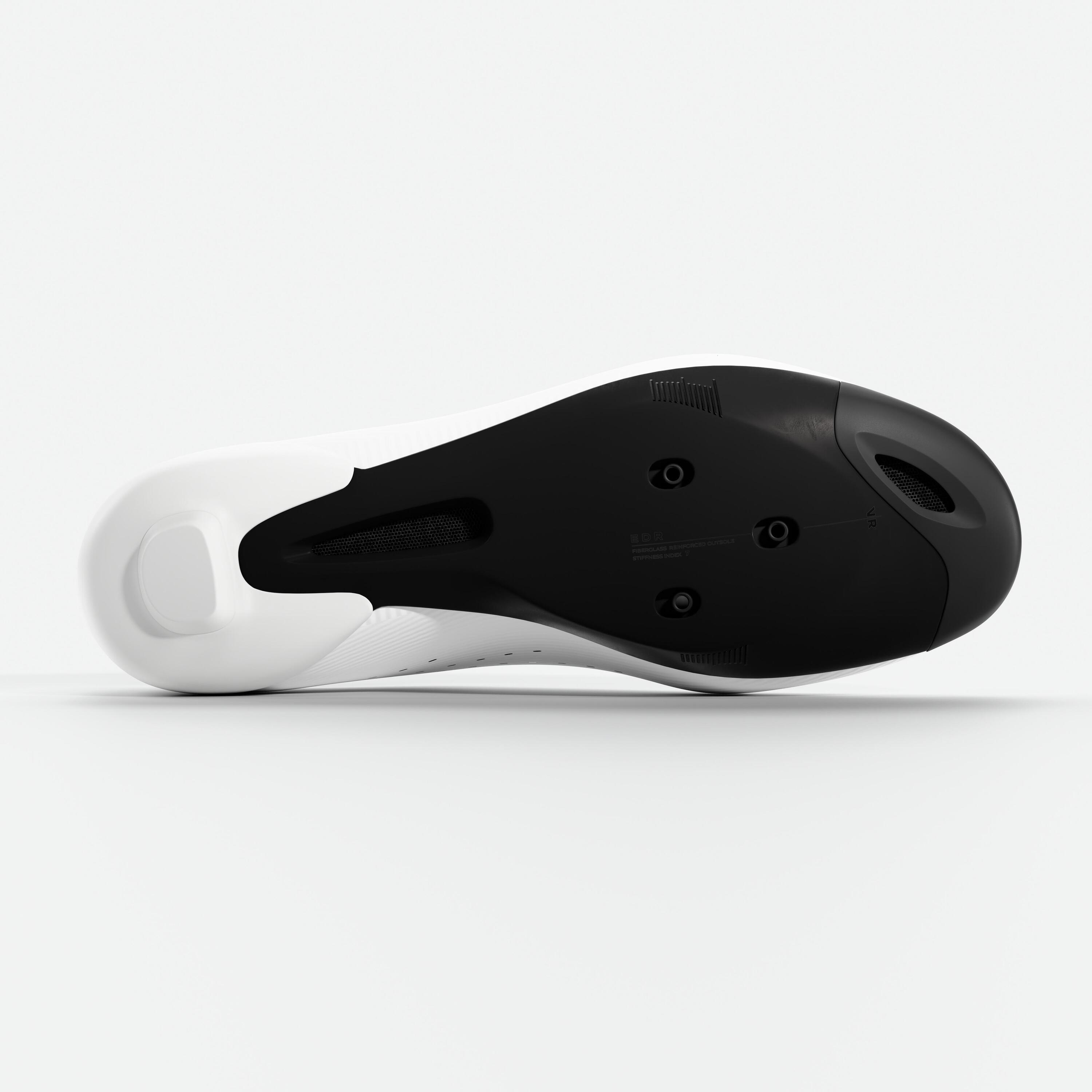 Chaussures vélo route van rysel EDR blanches 4/9