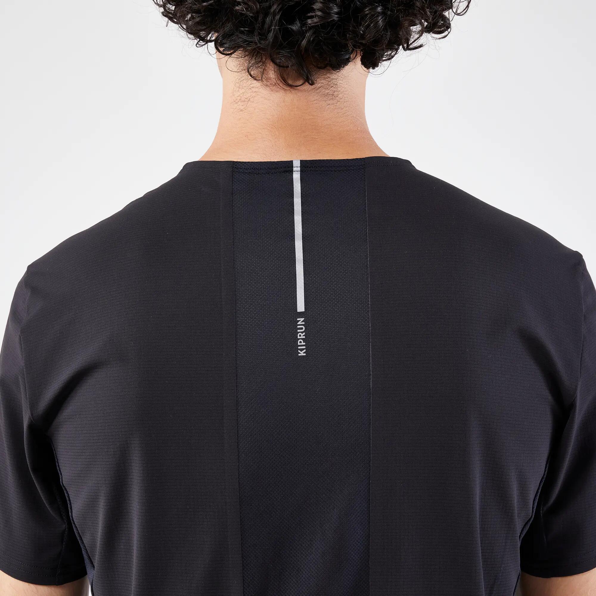 Camiseta Running transpirable Hombre - KIPRUN Run 900 Light Negro 5/5