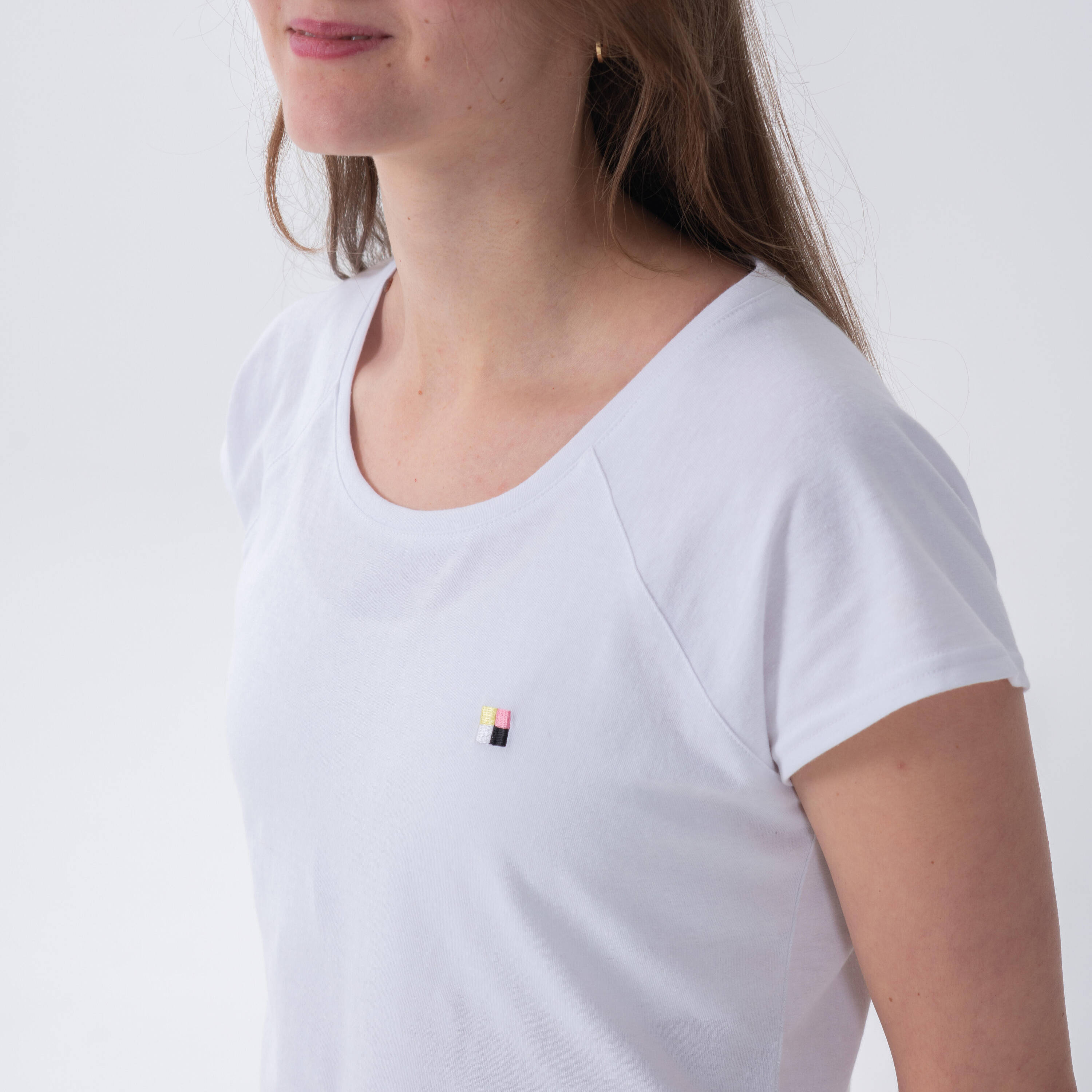 Women’s comfortable climbing t-shirt, Vertika white -  3