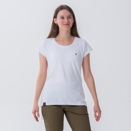 T-shirt d'escalade confortable femme, Vertika blanc