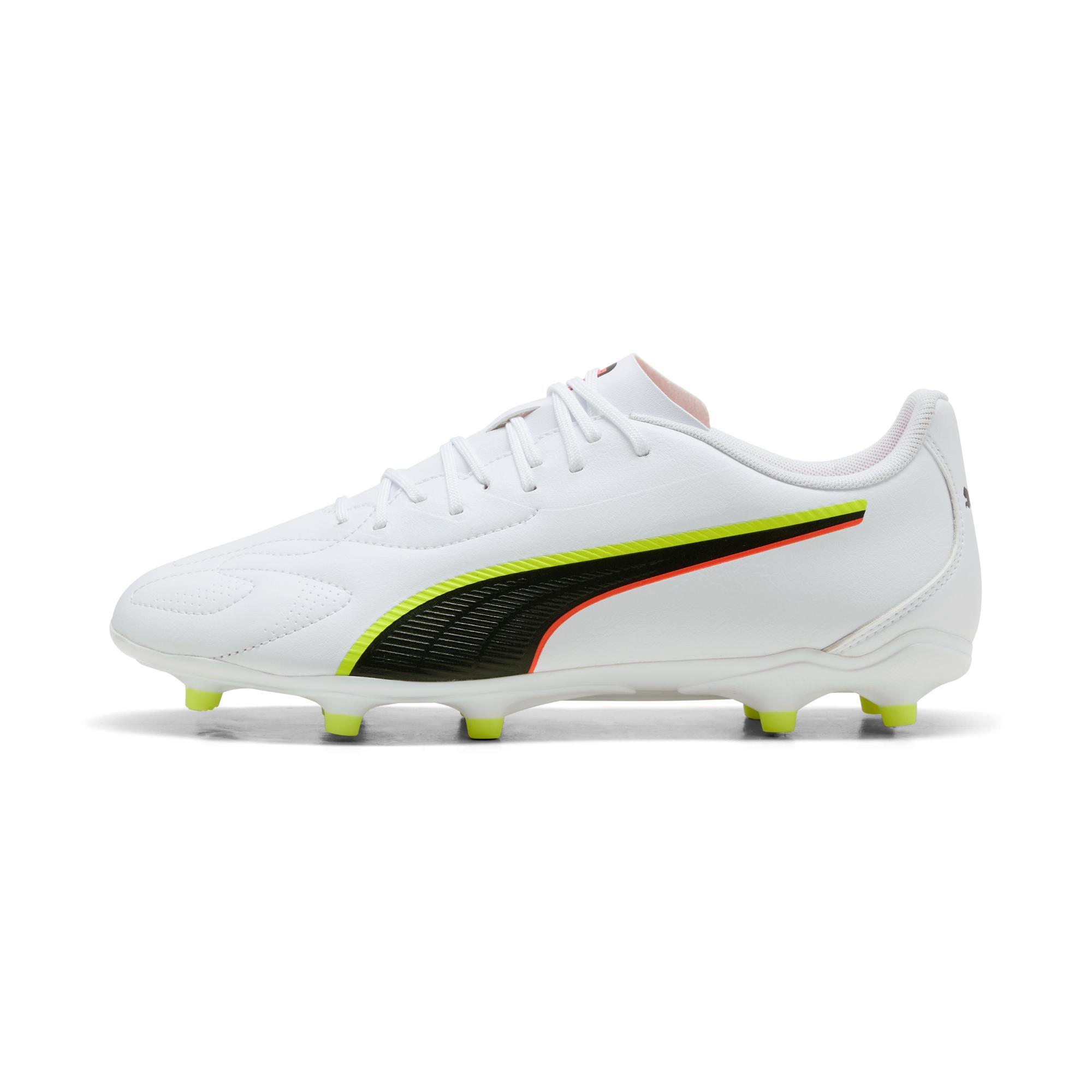 Buty do piłki nożnej PUMA KING 20 PLAY FG/AG White Q1 26 1/6