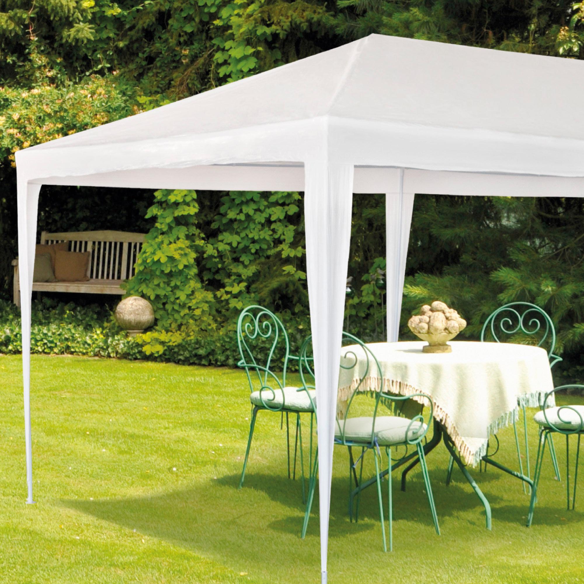 Carpa desmontable extragrande 600x300x255 cm blanco -CD 4/6