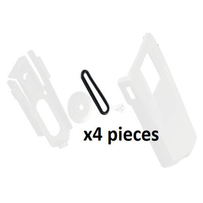 Set van 4 elastieken voor skihelm pst 550 of 950 mips