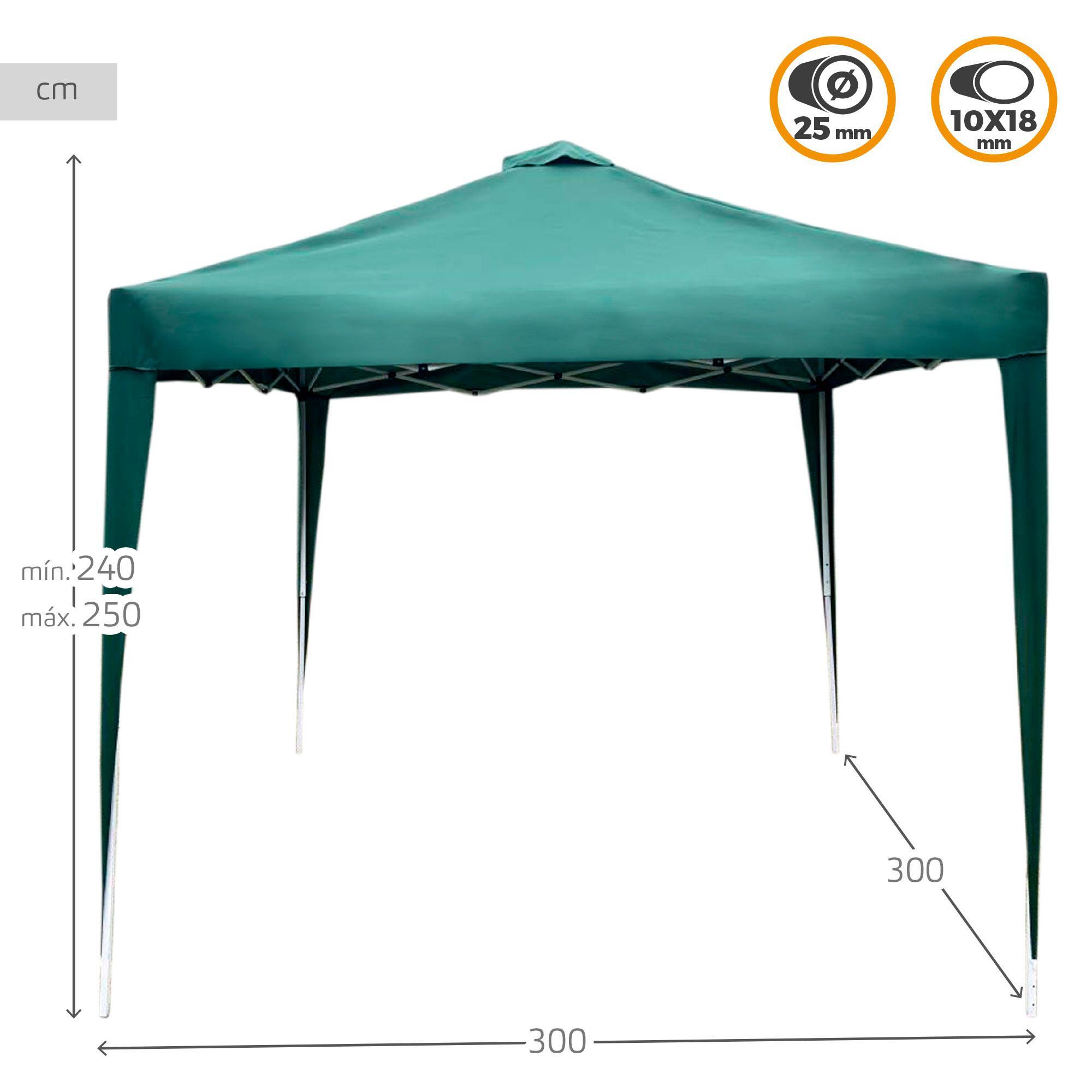 Carpa Plegable 300X300X250 con chimenea MAX-AIR  - CD 5/5