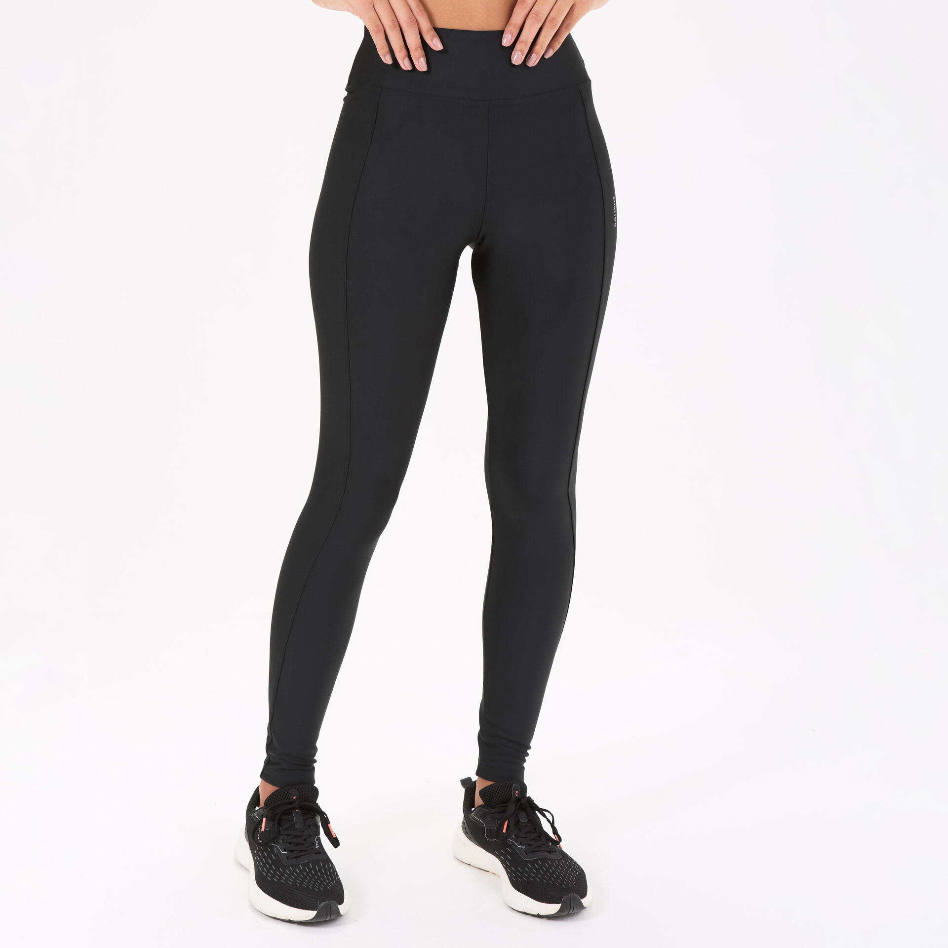 Legging Feminina de Fitness Slim 100 Preta Domyos