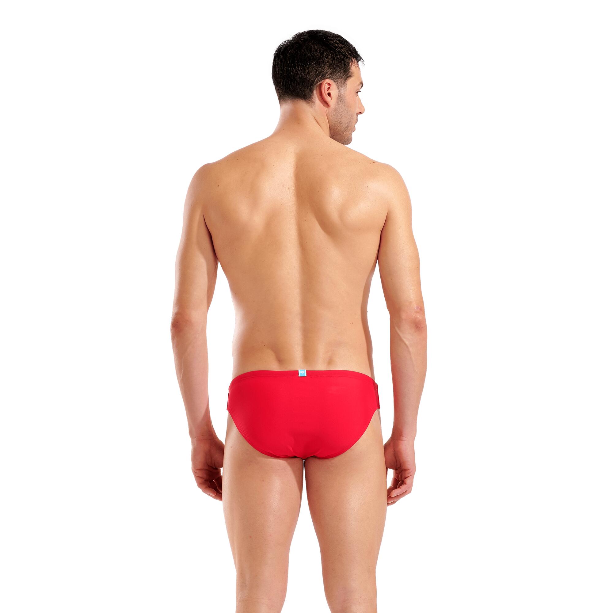Costume uomo slip Santamarias Arena rosso con logo 2/5