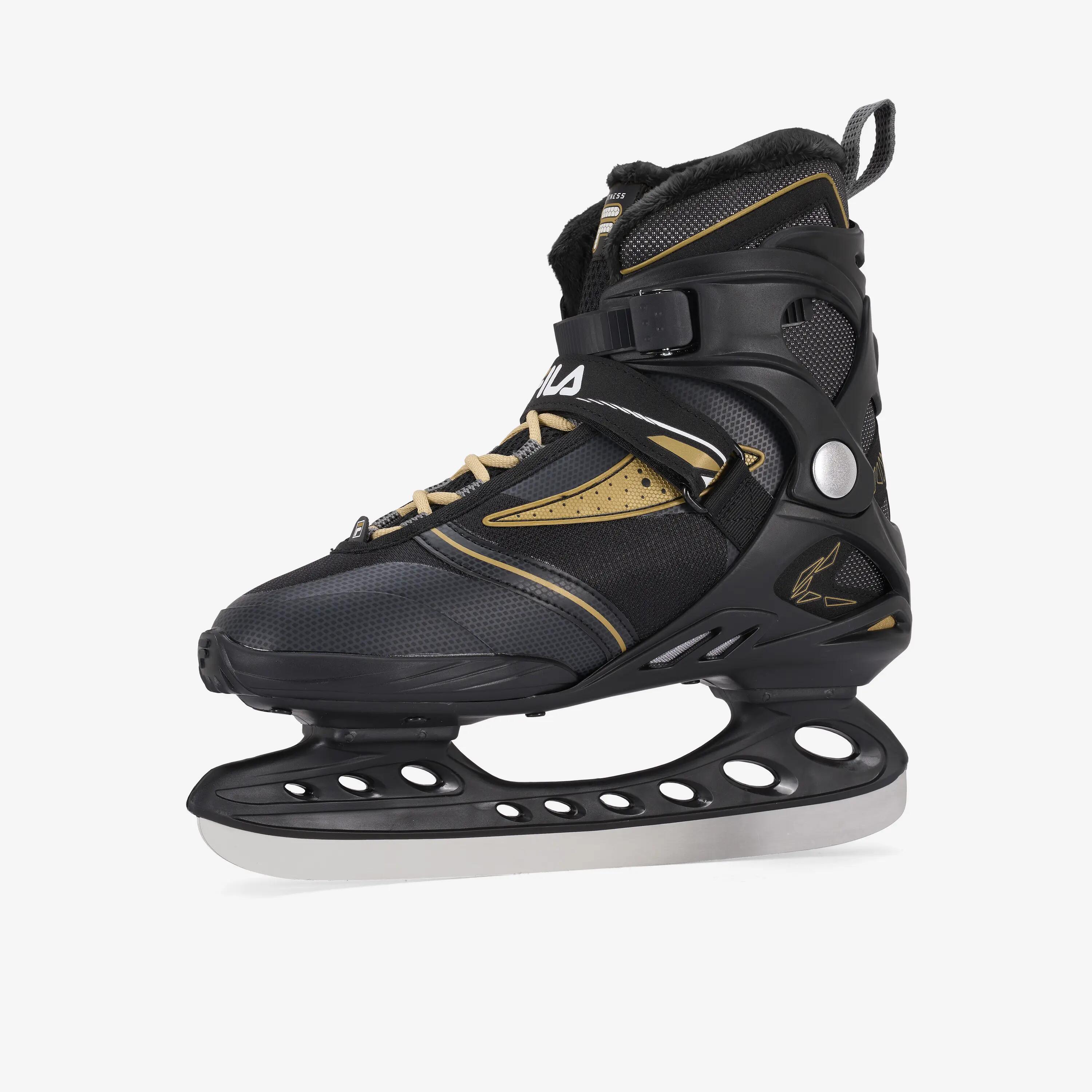 Schlittschuhe Erwachsene - Bond Fila schwarz/gold 2/6