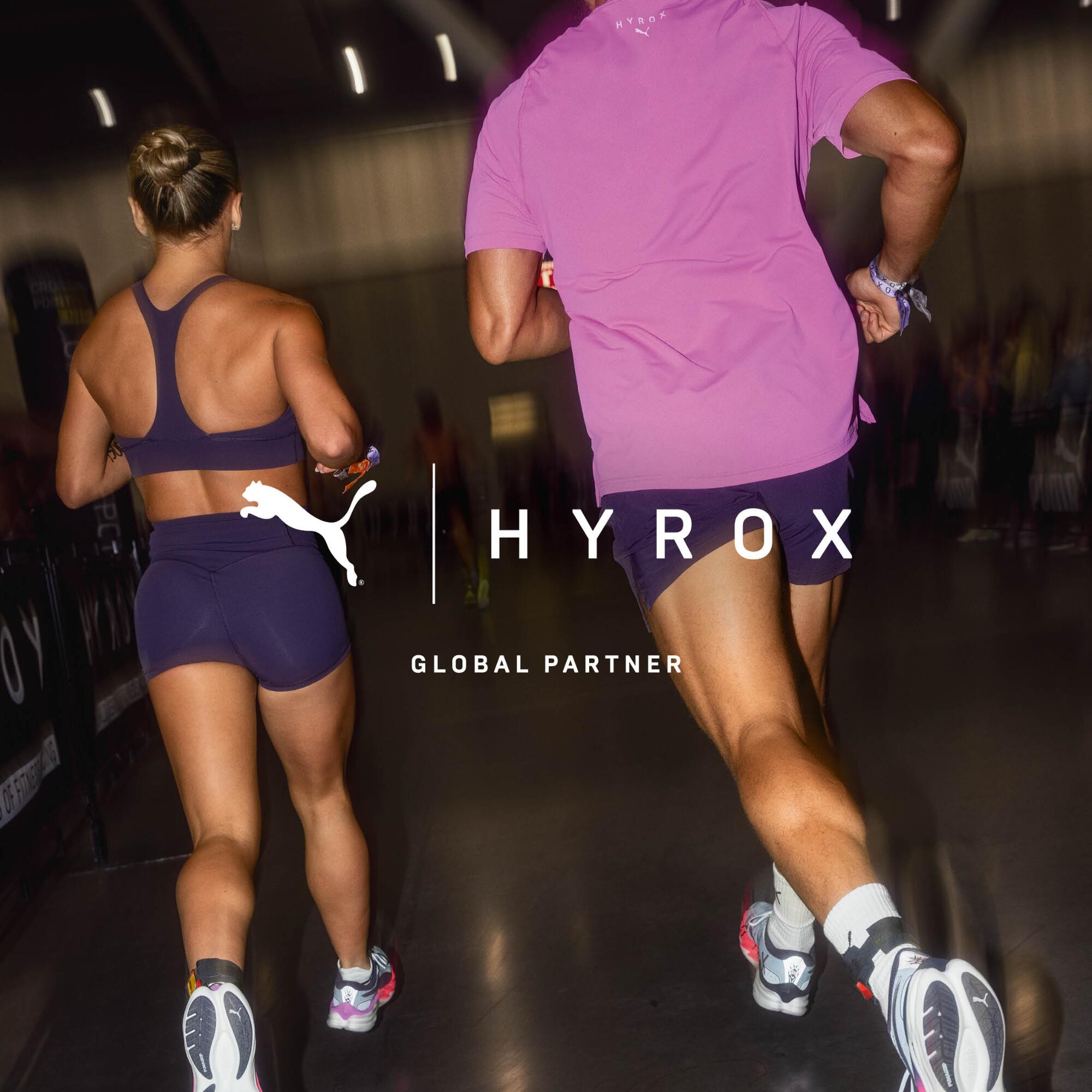 Leggings donna palestra HYROX traspiranti vita alta neri 7/7