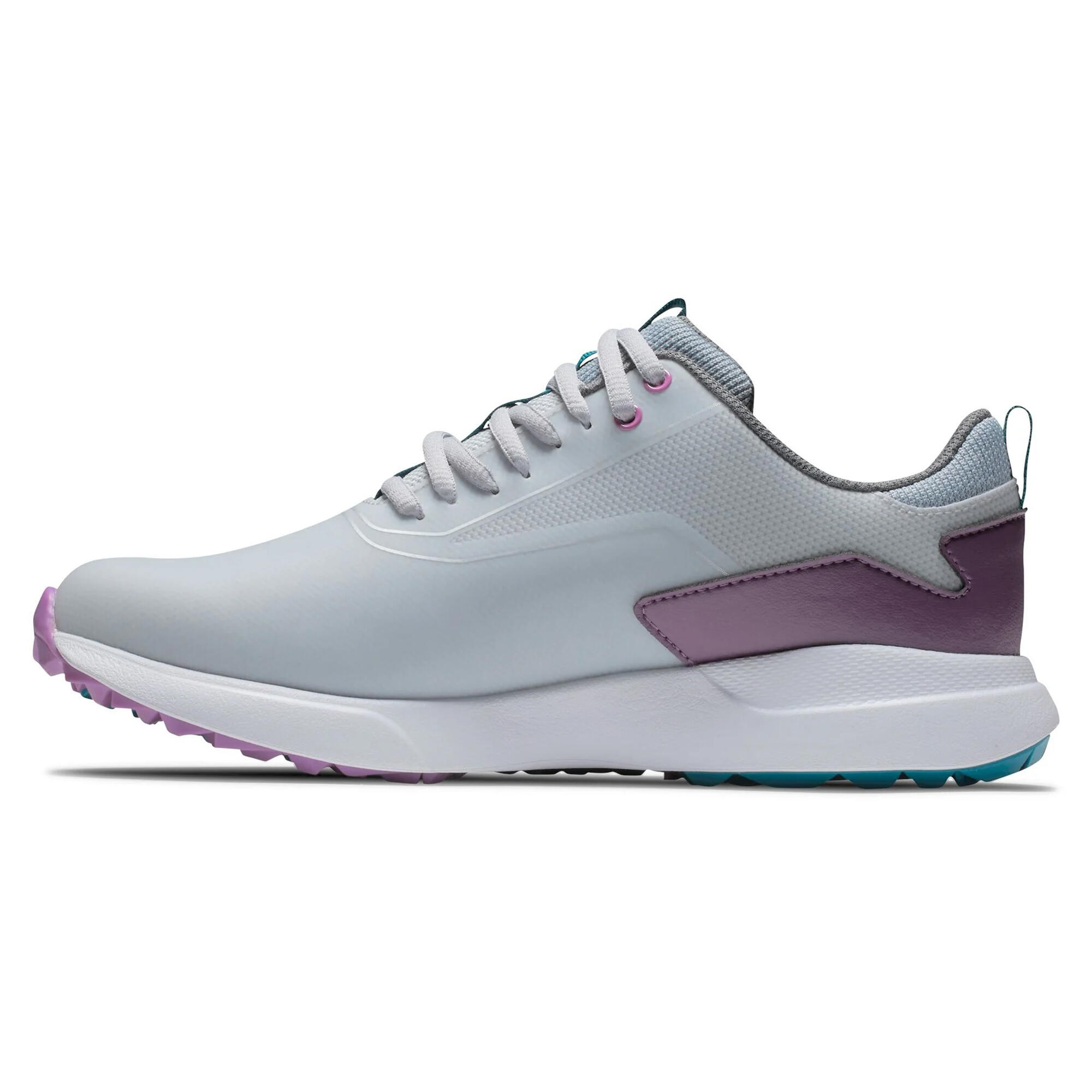 Chaussures de golf imperméables femme, Performa blanc violet 3/6