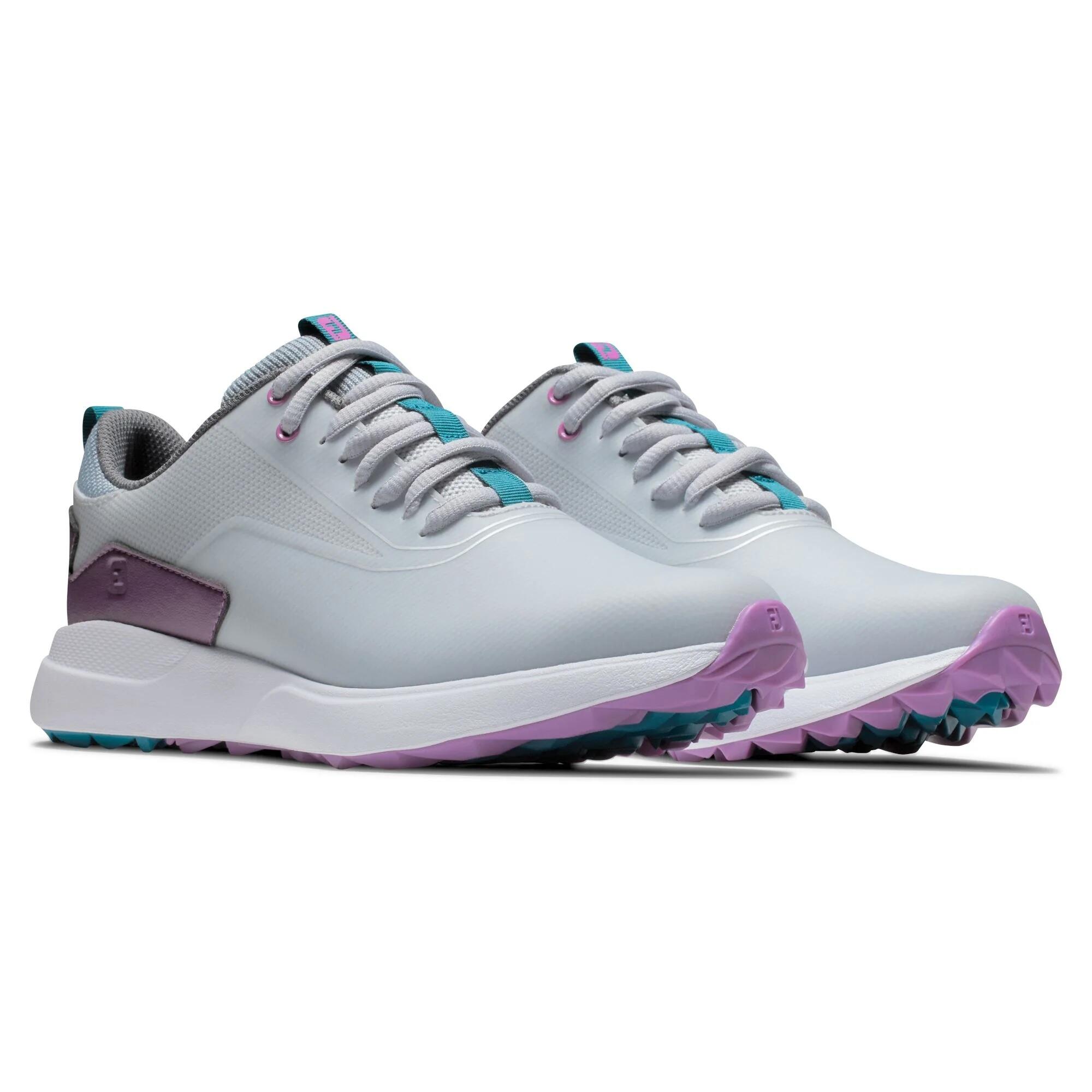 Chaussures de golf imperméables femme, Performa blanc violet 4/6