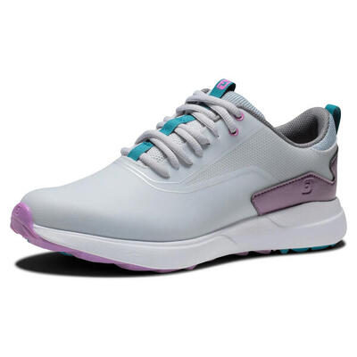 Scarpe golf donna Footjoy PERFORMA impermeabili bianco-lilla