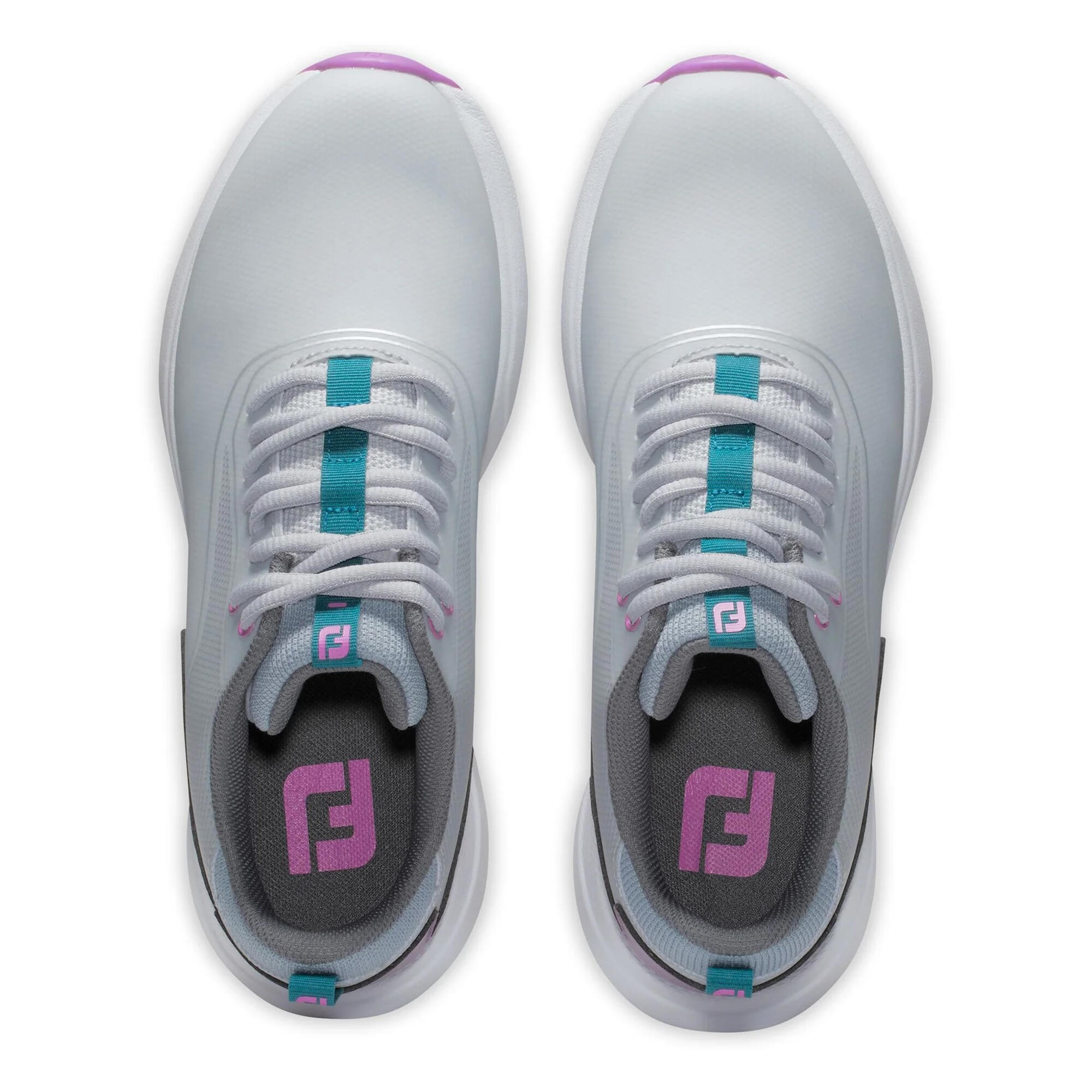 Chaussures de golf imperméables femme, Performa blanc violet 6/6