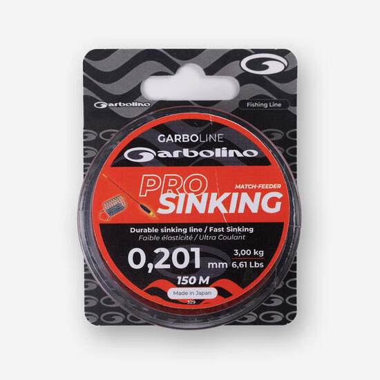 Filo affondante pesca feeder GARBOLINE PRO SINKING 150m 020