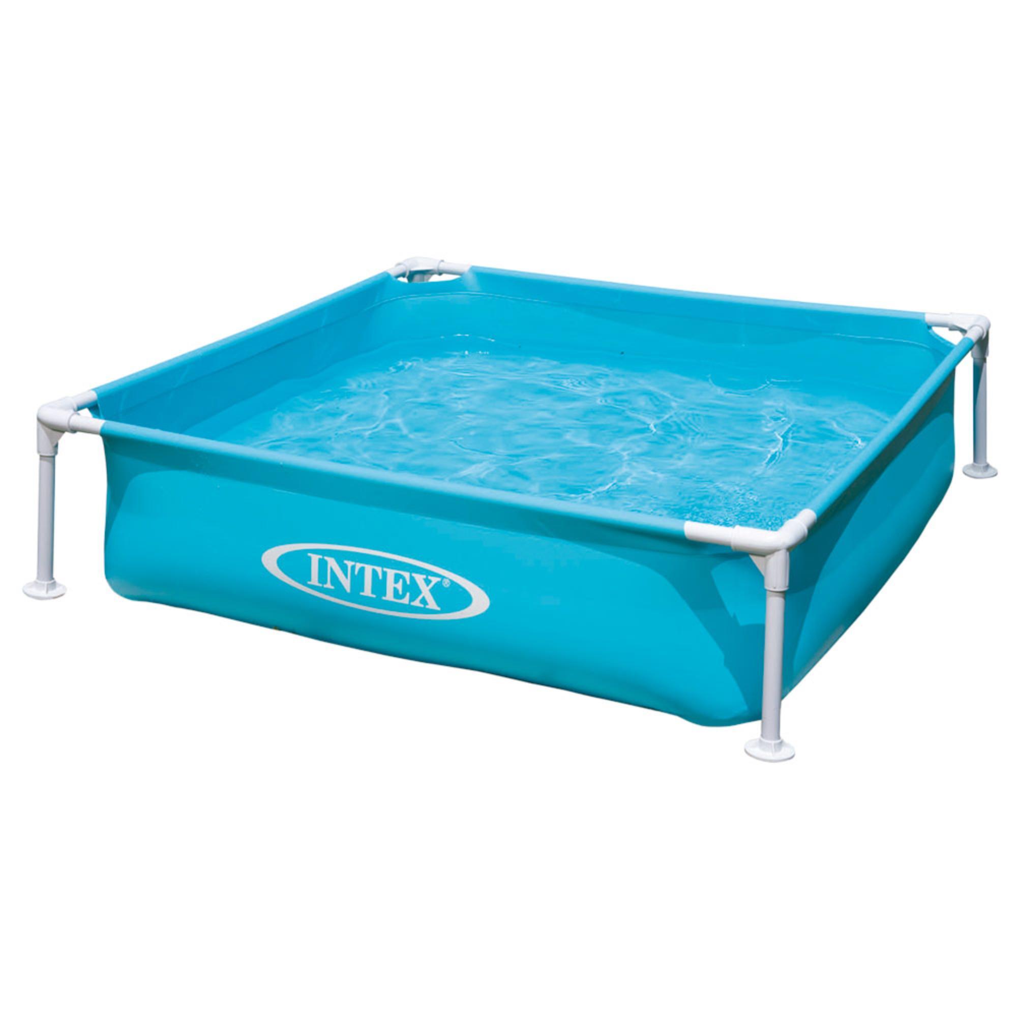 Piscina MINI FRAME 122X122X30CM Azul +2 años - CD 2/4