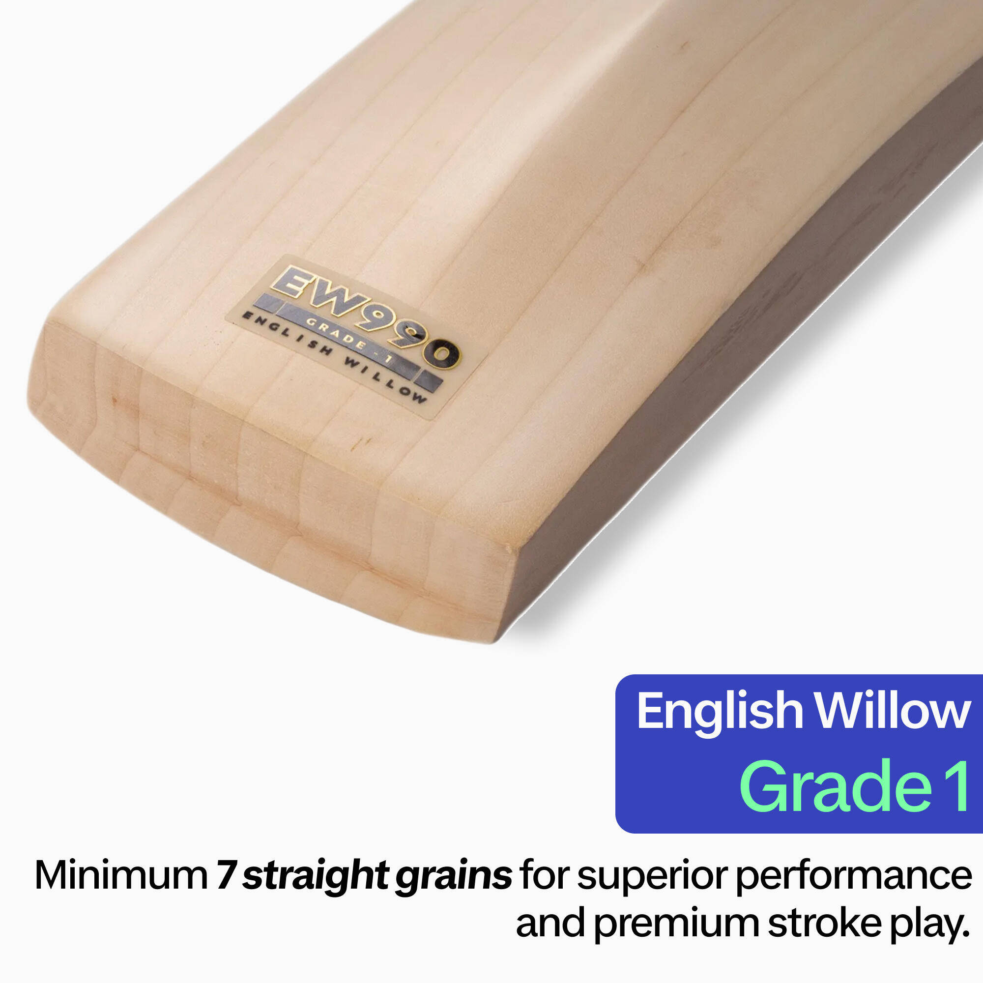Adult English Willow Cricket Bat G1 Size SH Lightweight Leather Ball Bat with Padded Cover EW990 -  4