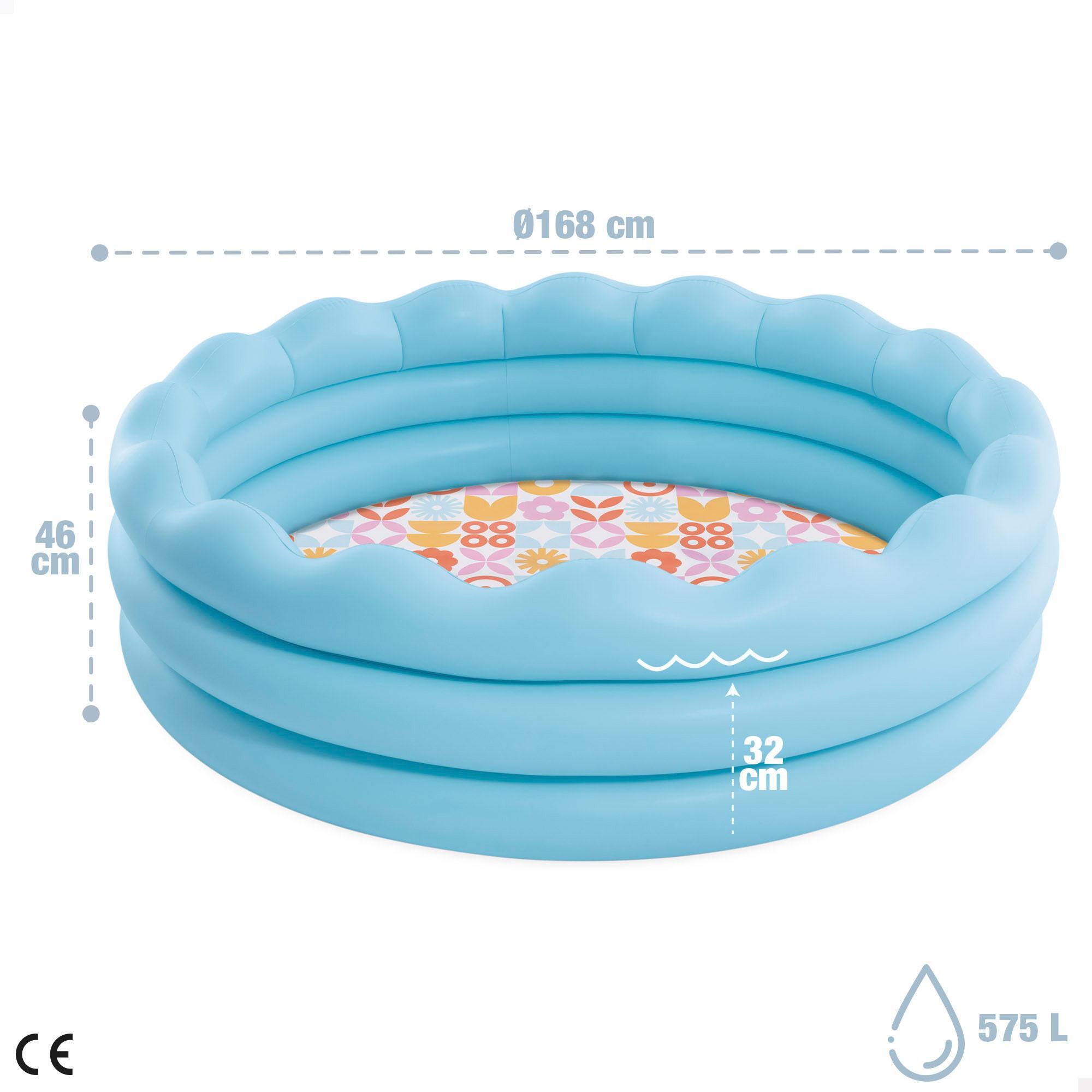Piscina Hinchable Wavy Edge D168X46CM - 575L Azul - CD 4/6