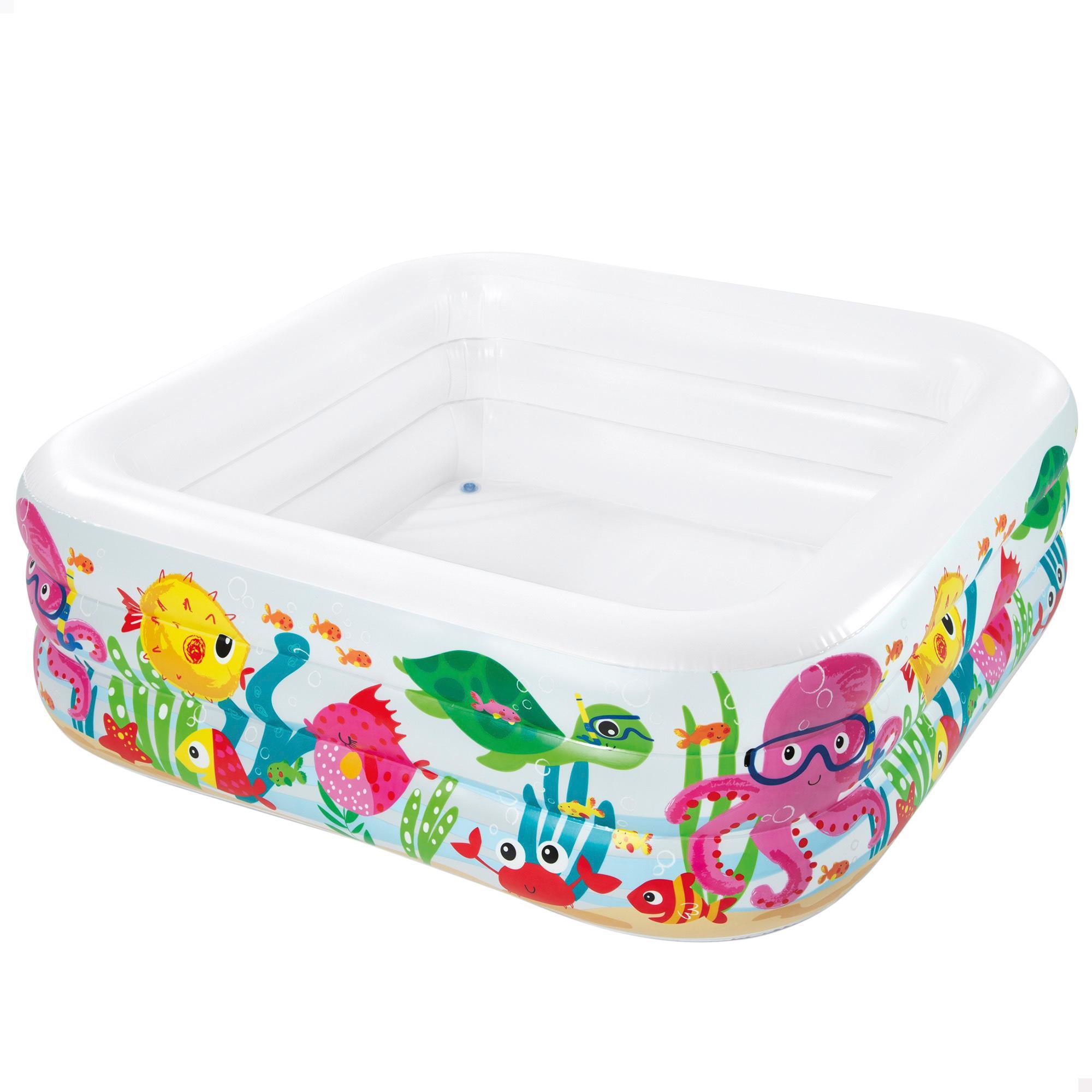 Piscina Hinchable Acuario Transparente 159X159X50CM-340L - CD 3/3