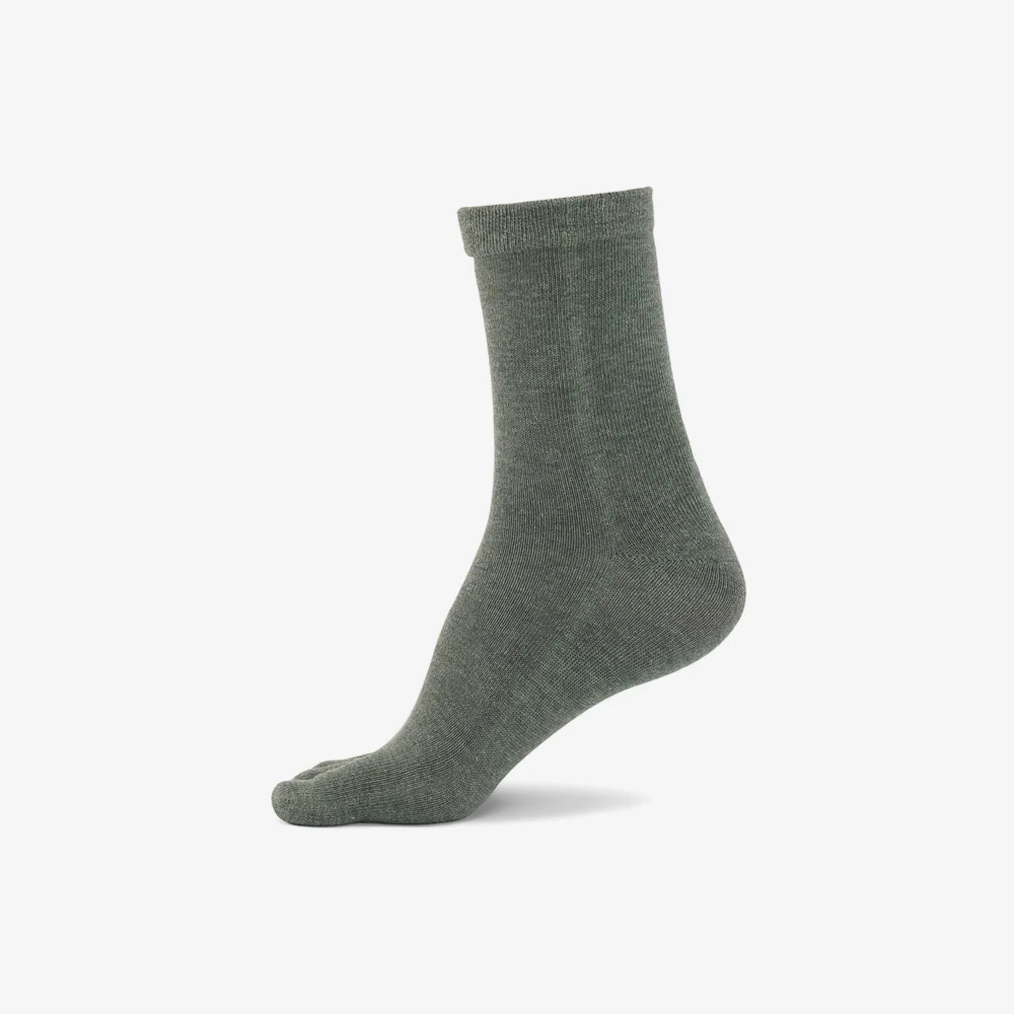 Calcetines con dedos sin costura adulto Saguaro verde 2/5