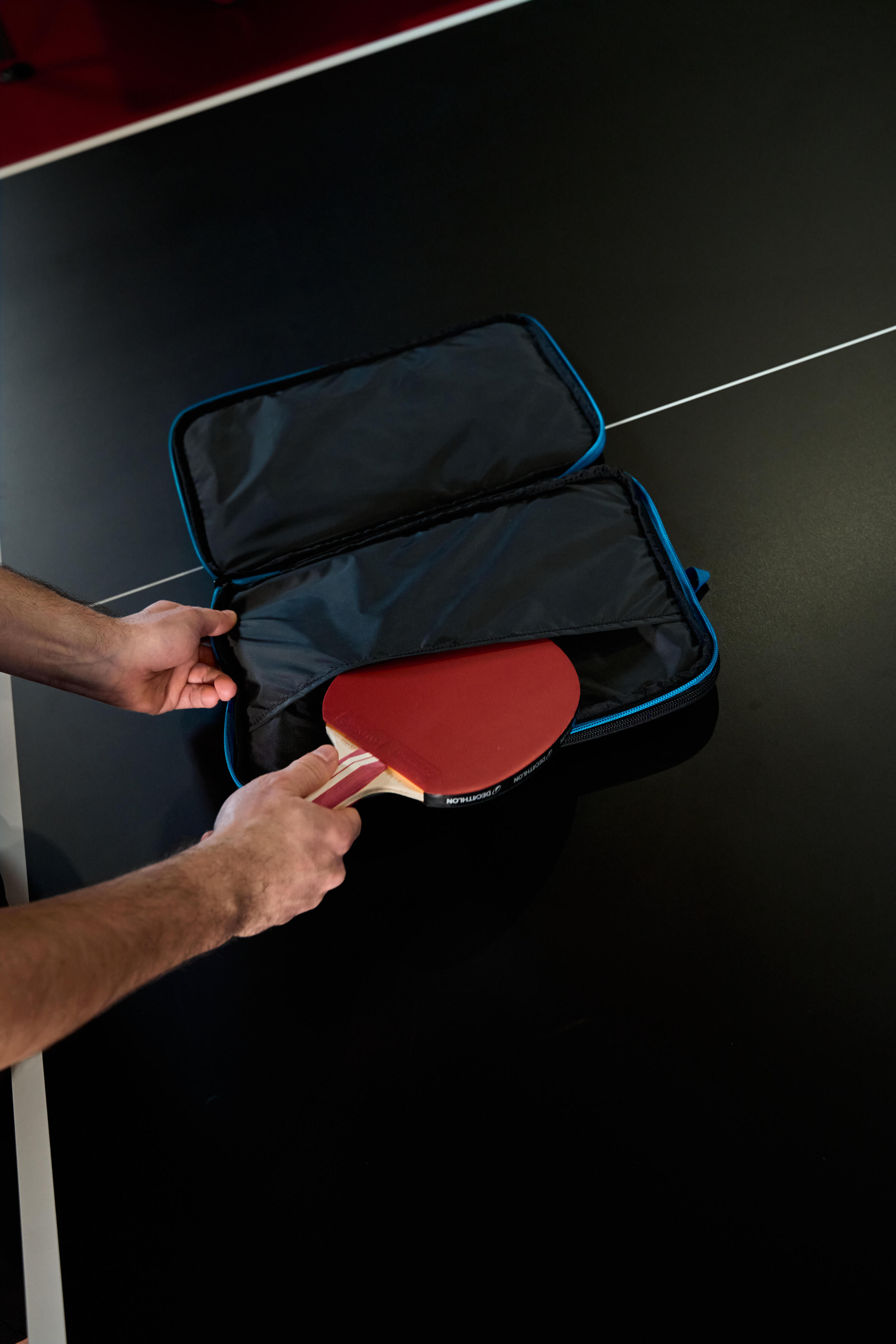 Housse de raquette tennis de table simple rond Donic Tilt