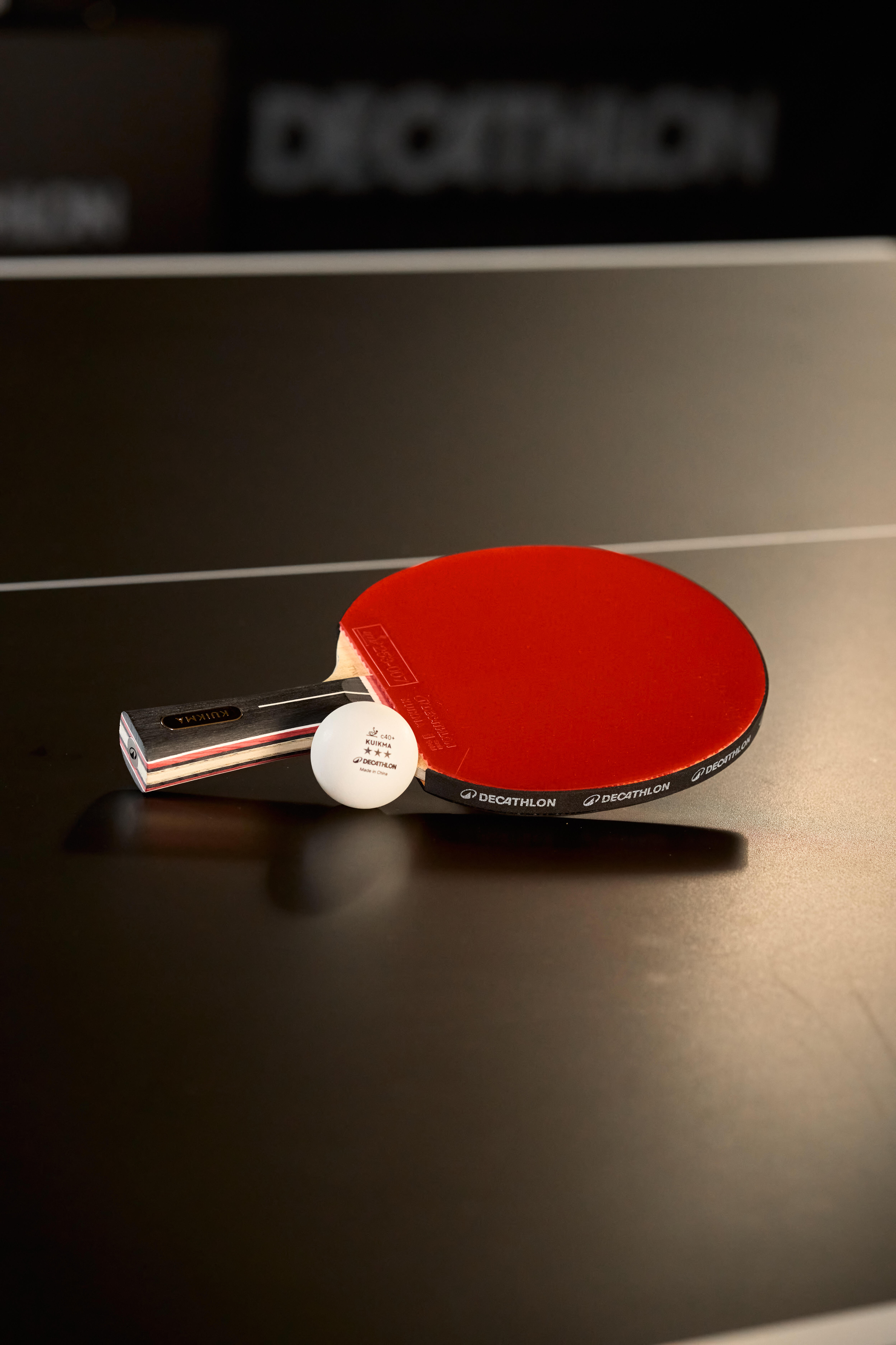 Table Tennis Paddle Carbon 7* - TTR 930 ITTF Club - KUIKMA