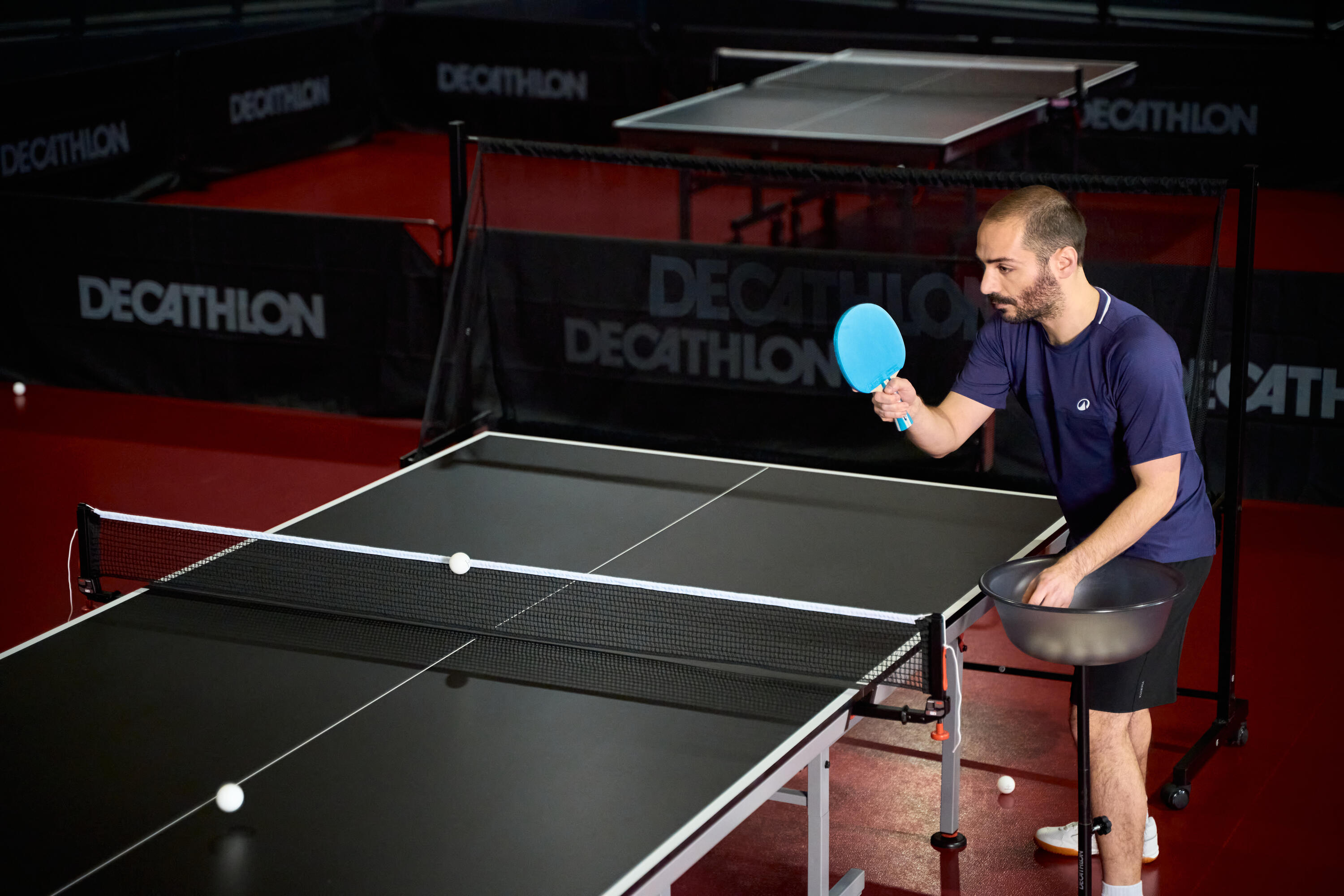 Rolling Table Tennis Ball Catch Net 12/13
