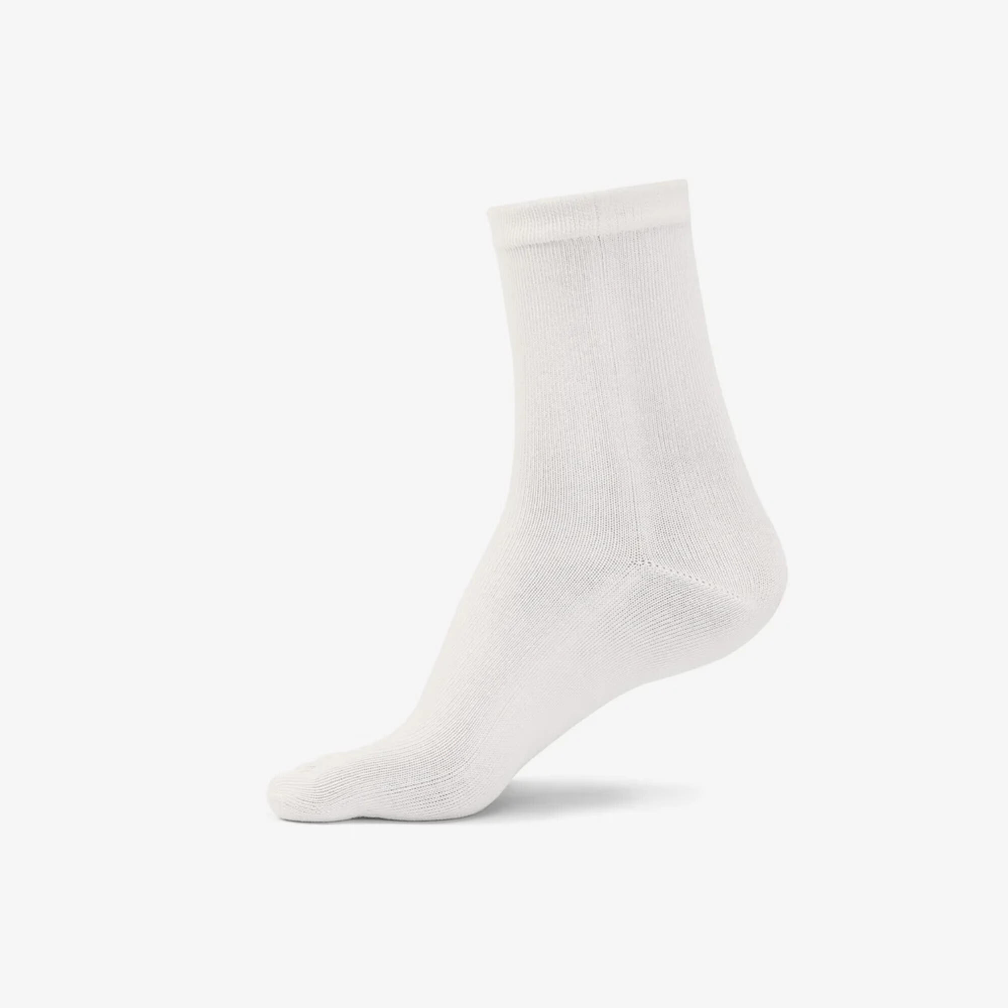 Mitjons amb dits sense costura adult Saguaro blanc 2/3