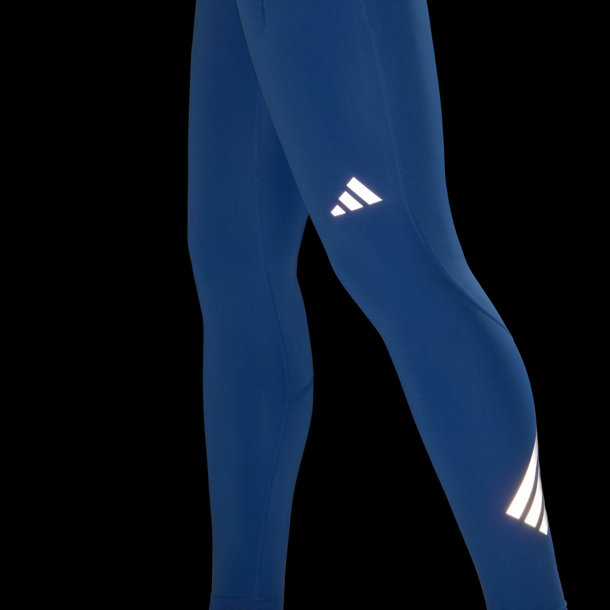 Legging de running confortable taille haute femme, adidas ADI365 bleu 7/7