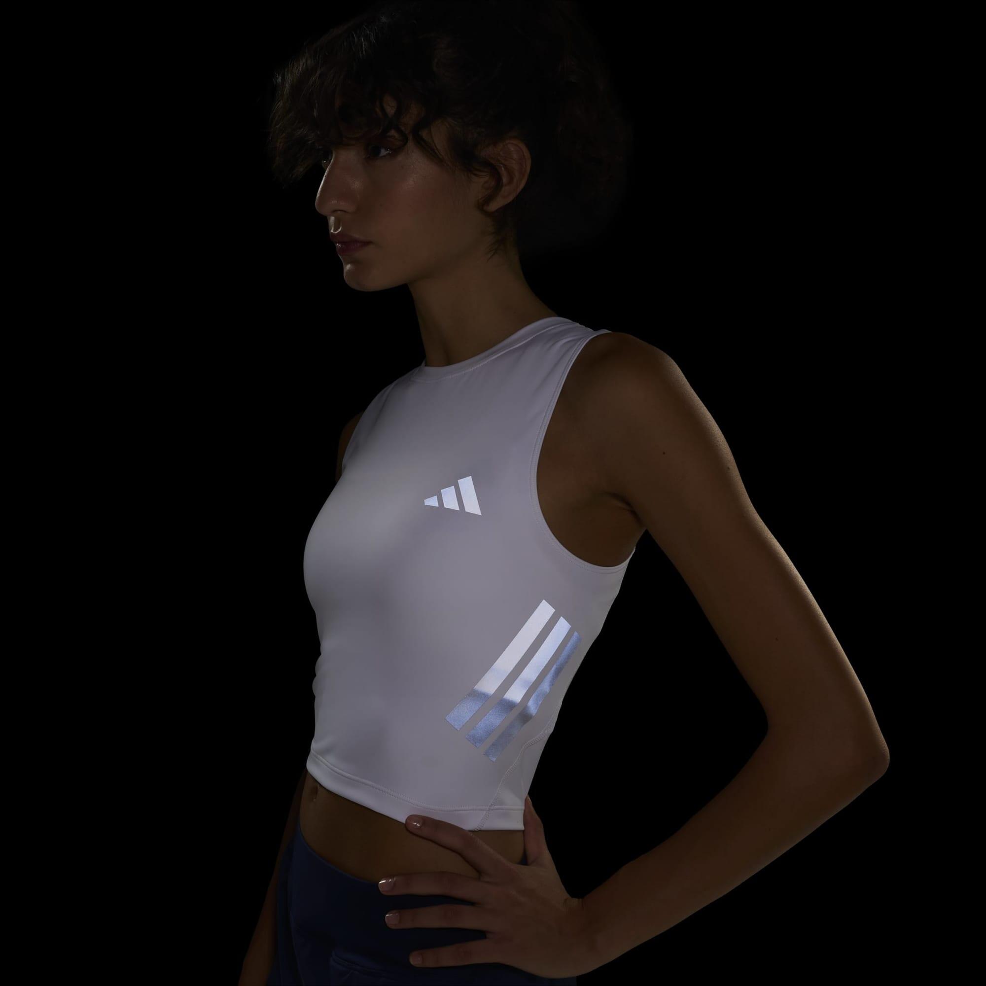 Lauf-Tanktop für Damen, Adidas ADI365, weiss 10/10