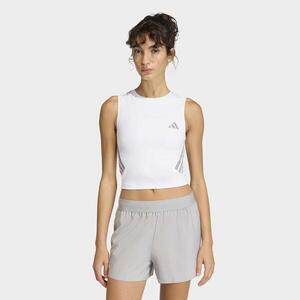 Camiseta sin mangas de running mujer, adidas ADI365 blanco