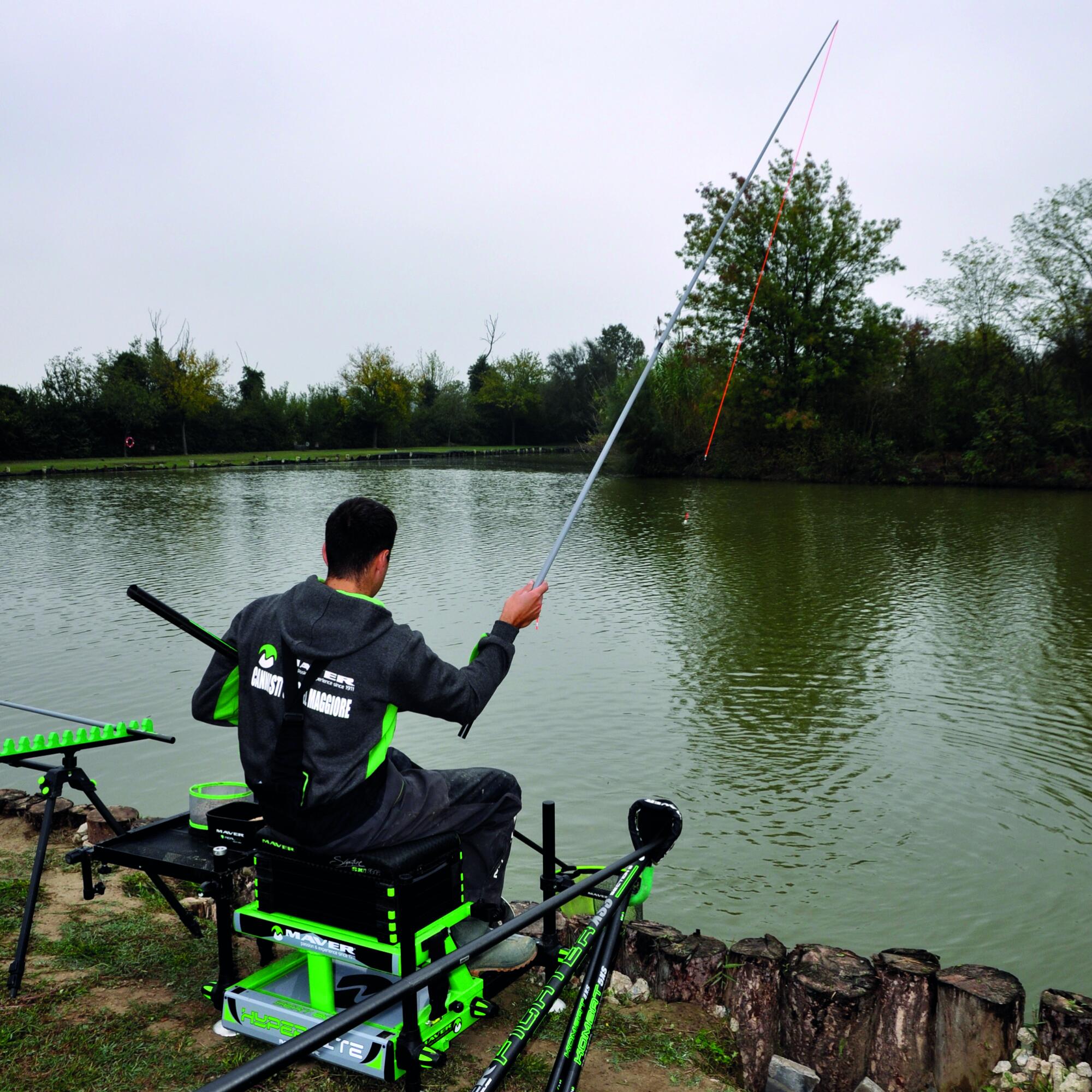 Elastico cavo pesca roubaisienne carpa Maver DUAL CORE MATCH arancione 2,5mm 5m 4/6