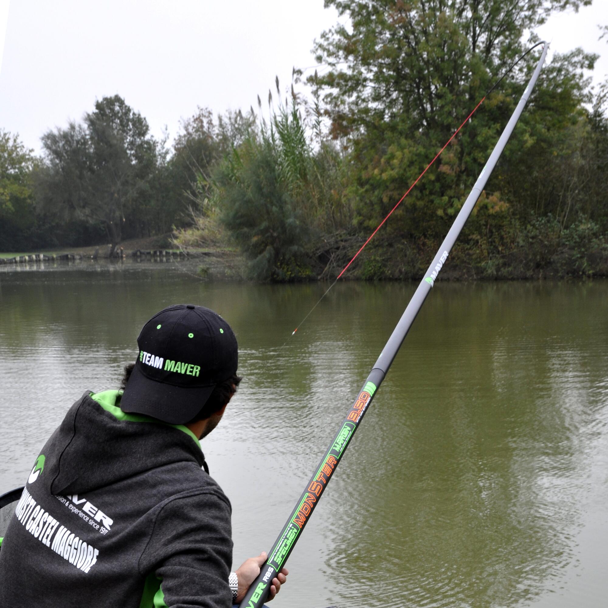 Elastico cavo pesca roubaisienne carpa Maver DUAL CORE MATCH arancione 2,5mm 5m 5/6