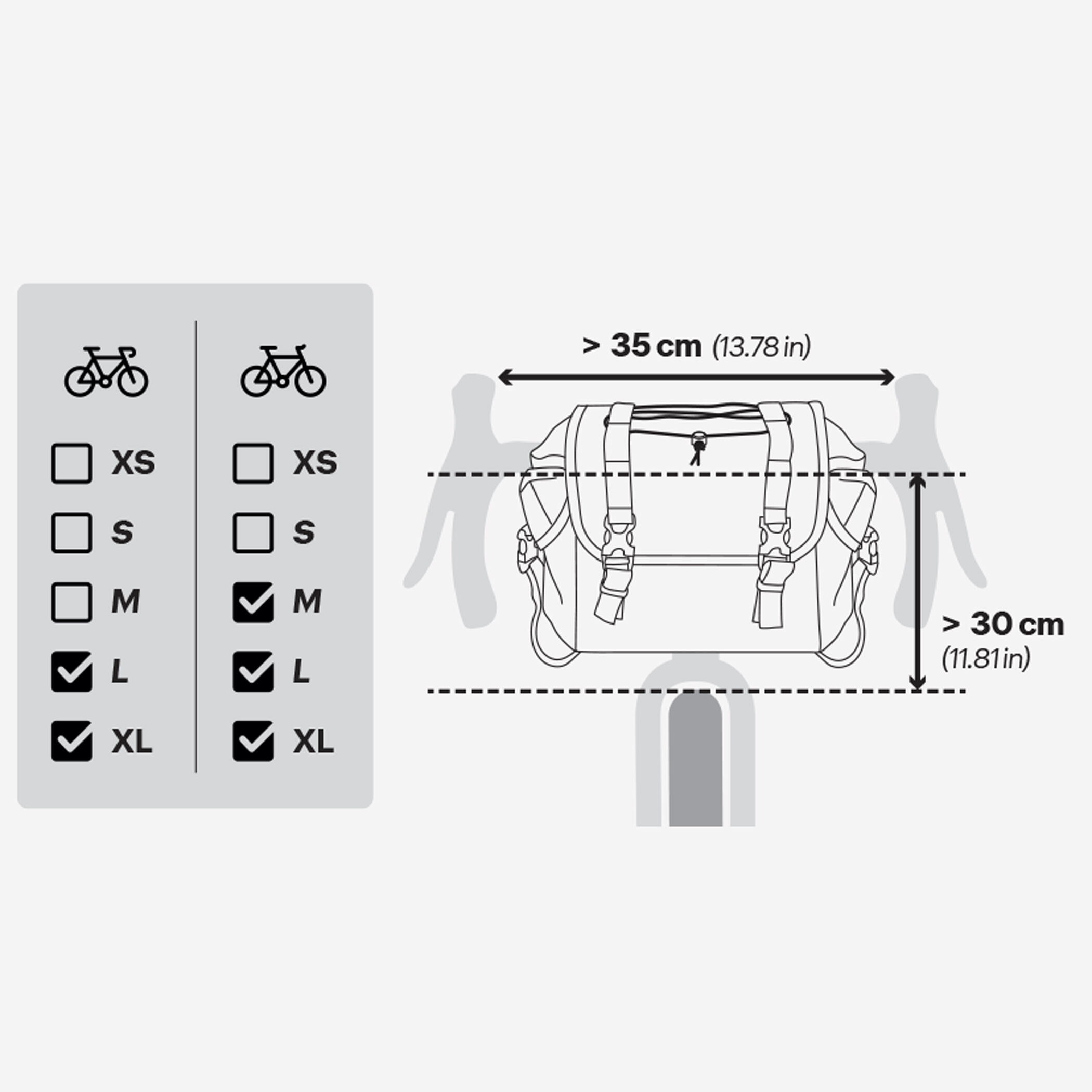 Sacoche vélo de guidon bikepacking 10 litres, ADVT 500 5/13