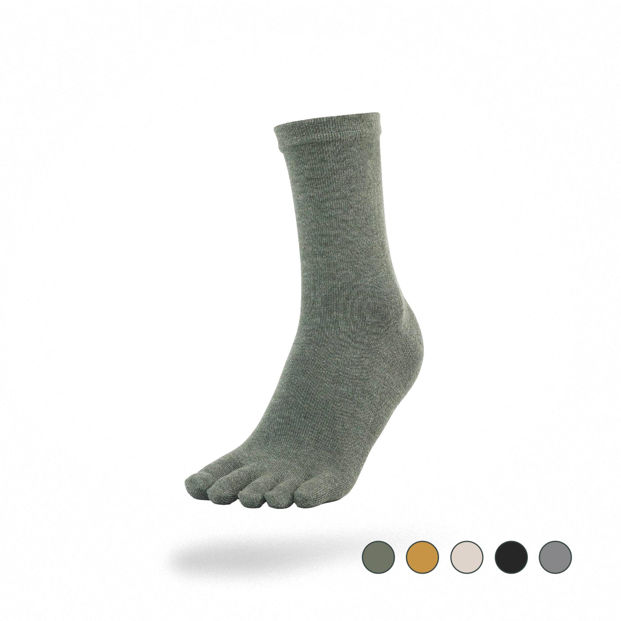 Calcetines con dedos sin costura adulto Saguaro verde 5/5