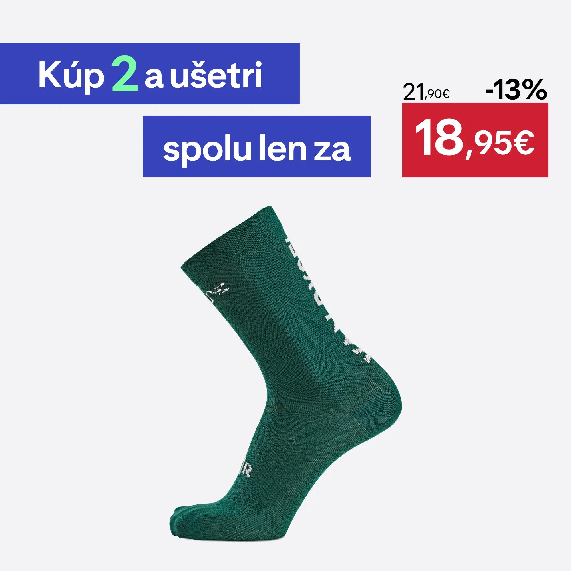 Rennrad Socken „EDR“ grün  7/7
