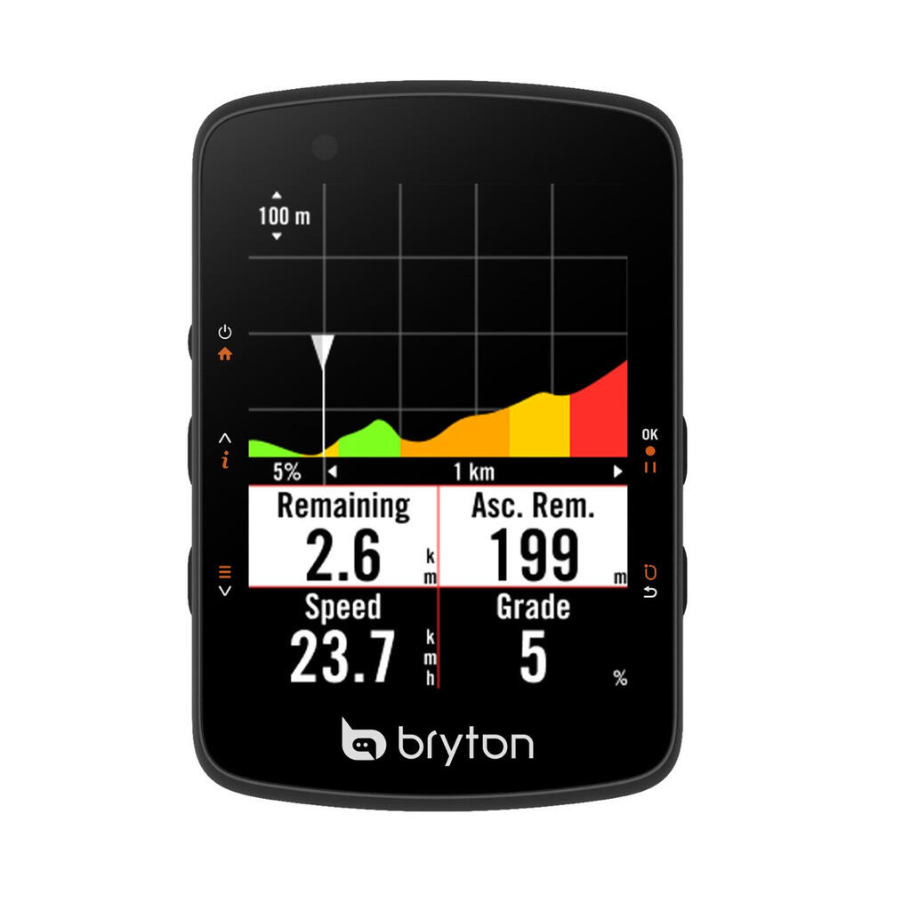BRYTON RIDER 550E GPS cyklopočítač
