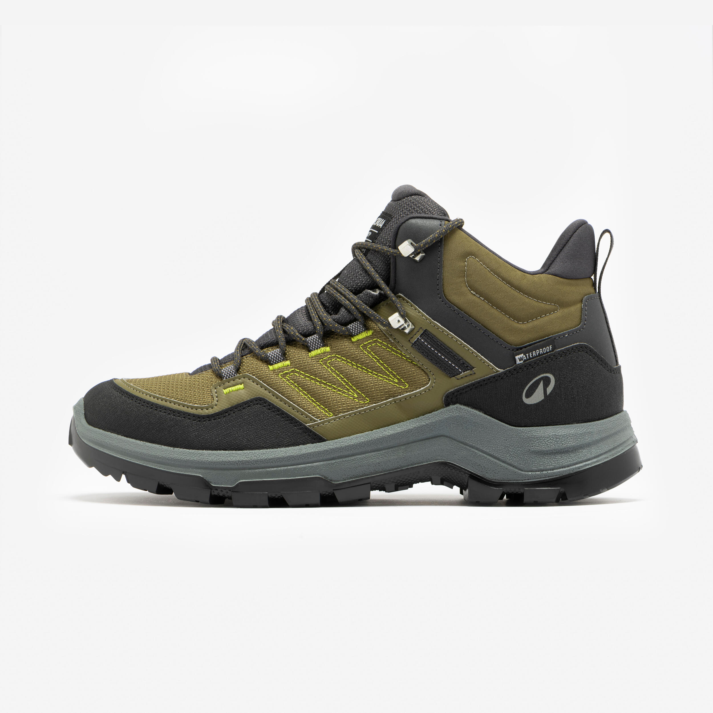 Men’s waterproof hiking boots, MH100 - Green