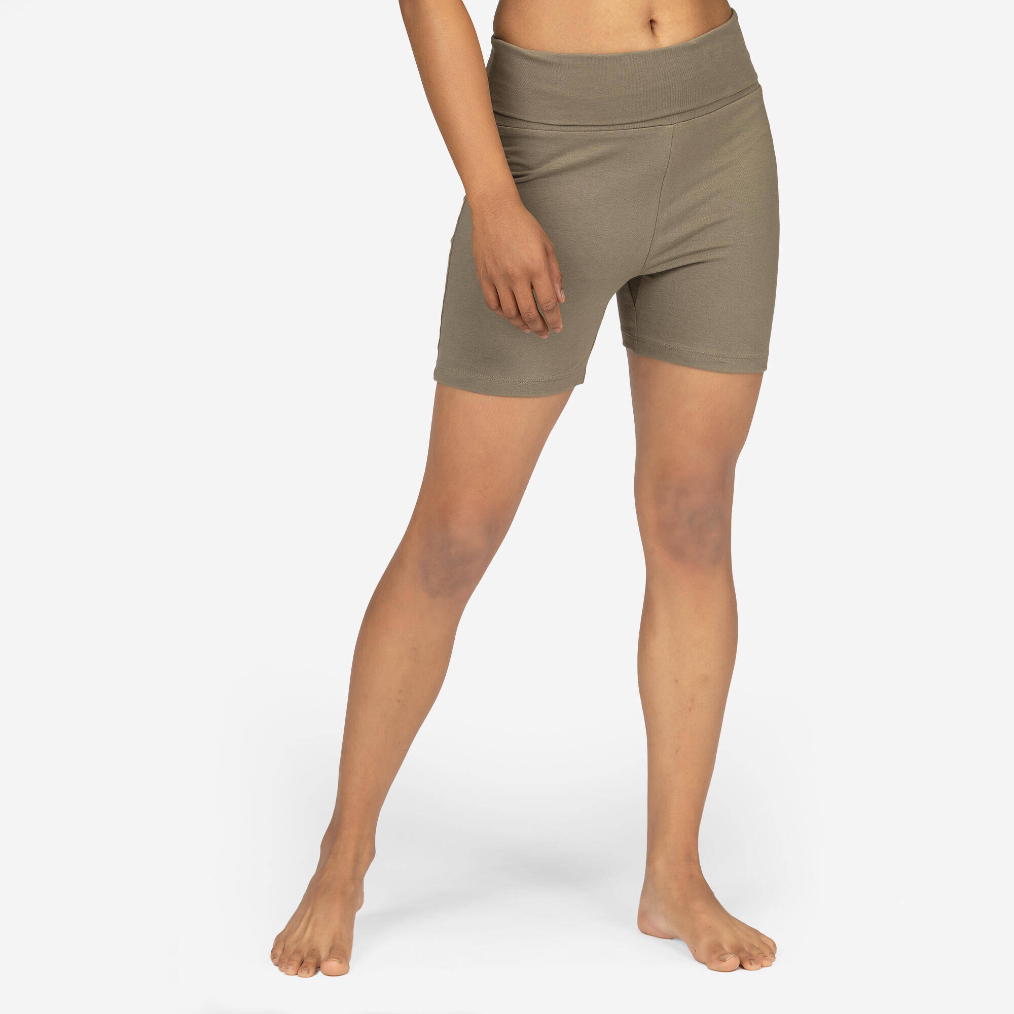 Women's High-Waisted Soft Yoga Shorts -  3