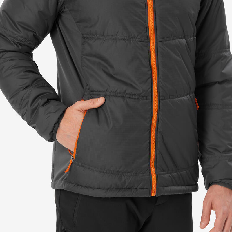 Erkek Su Geçirmez Outdoor Kar Montu/Kışlık Mont - Gri - MH500 -10 °C