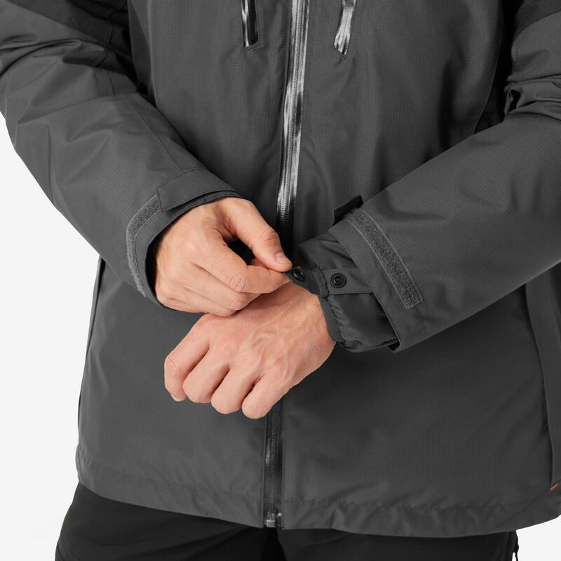 Erkek Su Geçirmez Outdoor Kar Montu/Kışlık Mont - Gri - MH500 -10 °C