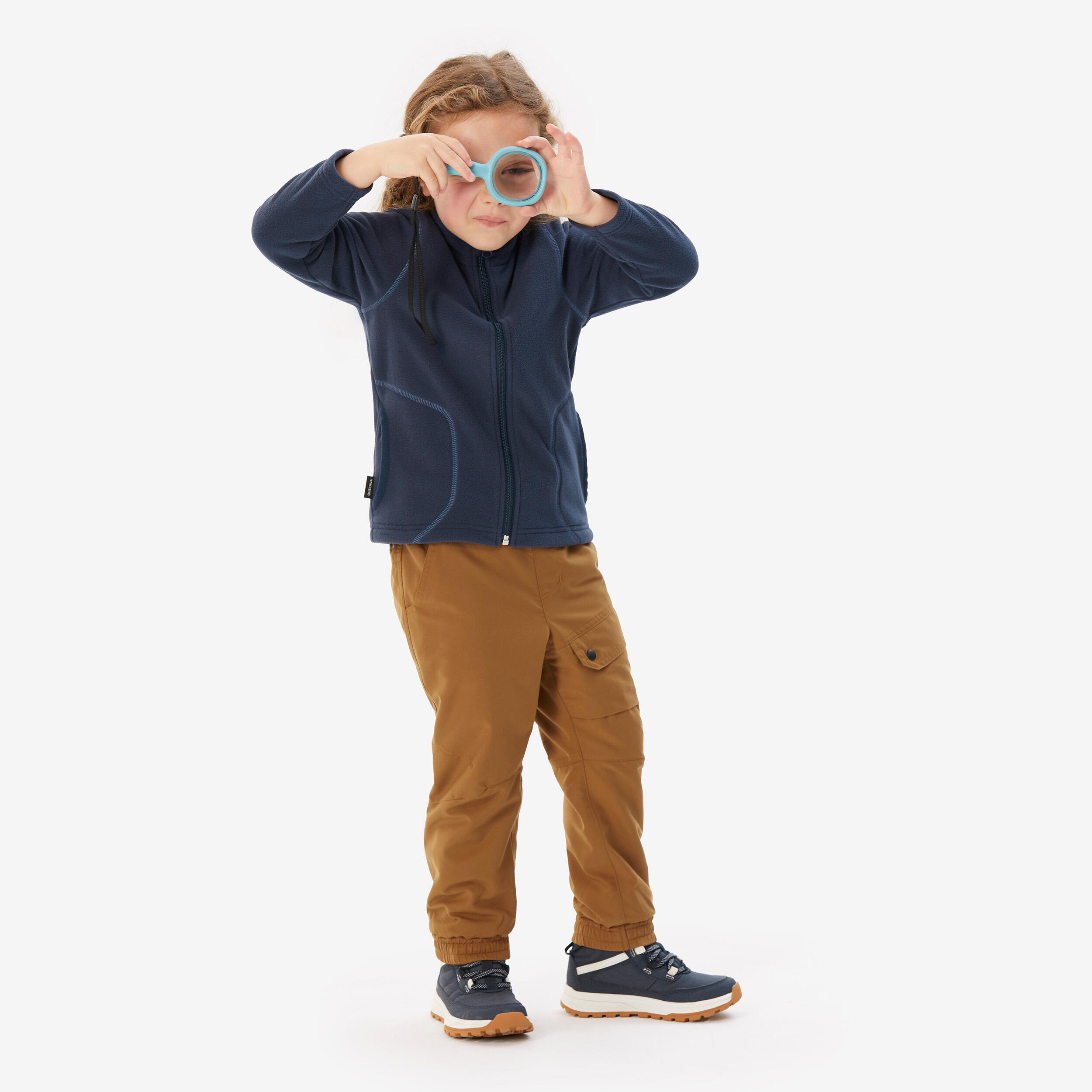 Veste de randonnée en polaire enfant, MH 100 Âge 2-6 ans - QUECHUA