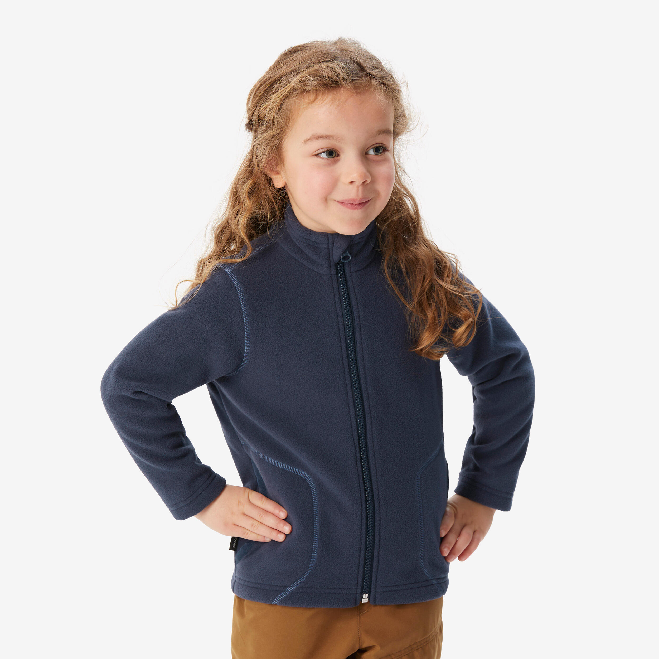 Veste de randonnée en polaire enfant, MH 100 Âge 2-6 ans - QUECHUA